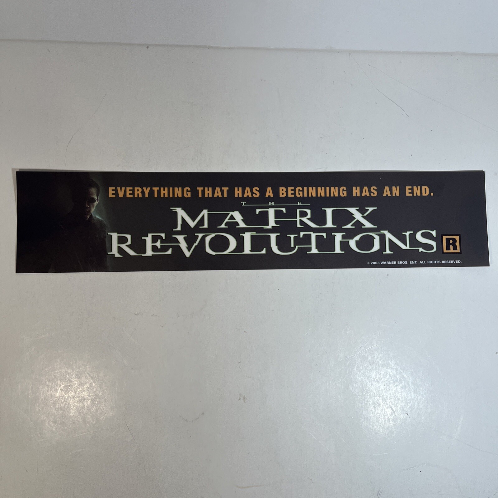 The Matrix Revolutions Movie Theater Mylar Banner 11.5 x 2.25 Inches 2003