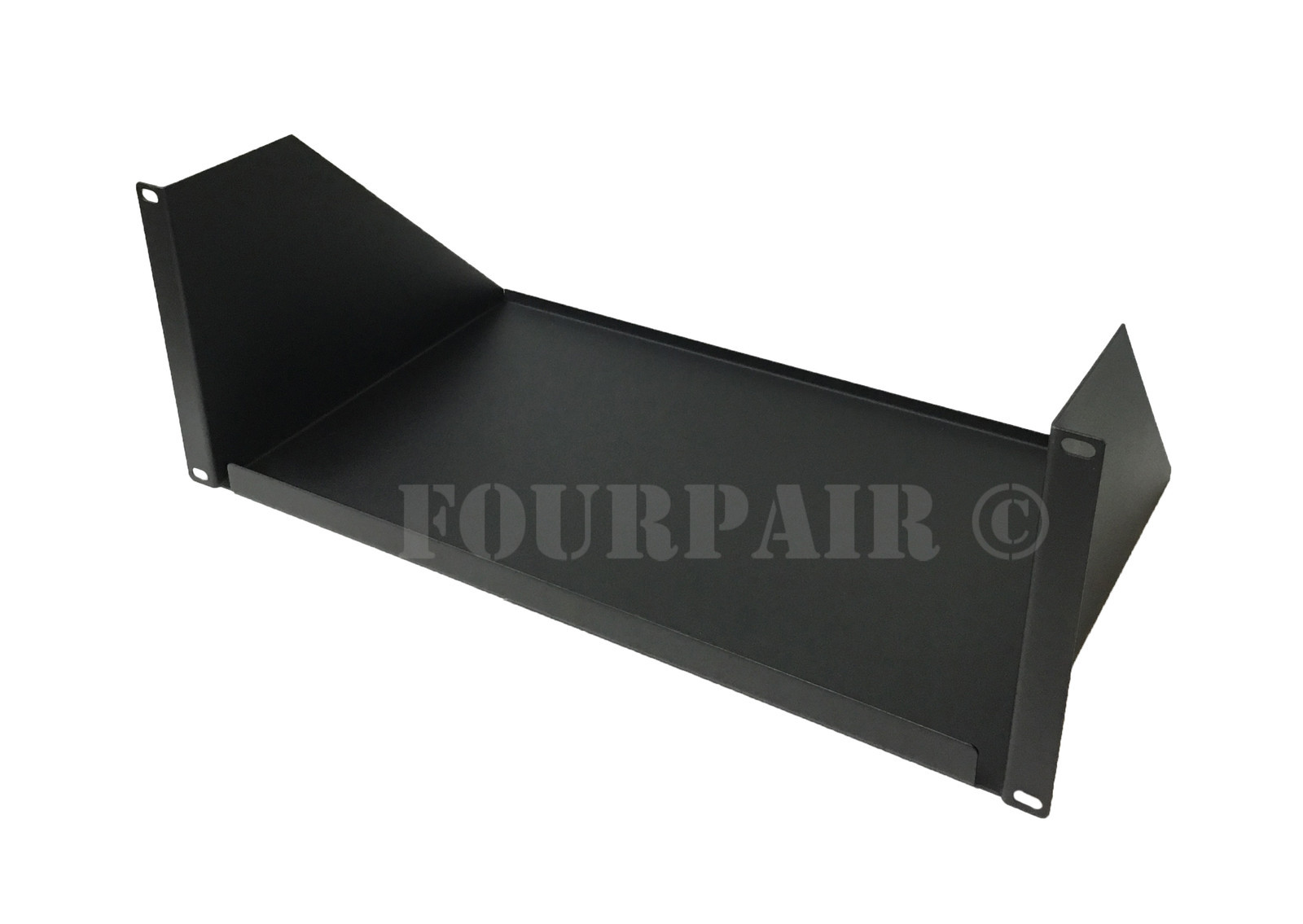 19" 4 Space Heavy Duty Steel Cantilever Relay Rack Mount Data Shelf 4U 10" Deep