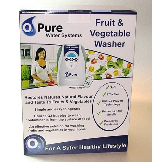 O3 Pure Multi-Purpose Fruit Vegetable Washer and Ozone Generator