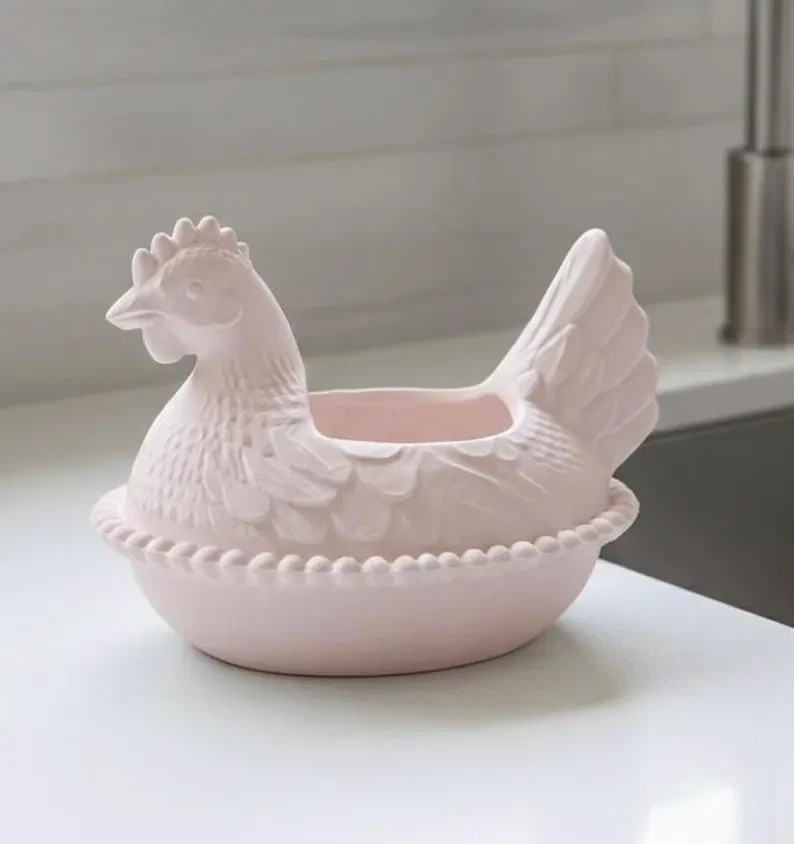 Hen On A Nest Bath And Body Works Hand soap Dispenser Country Farm House Decor