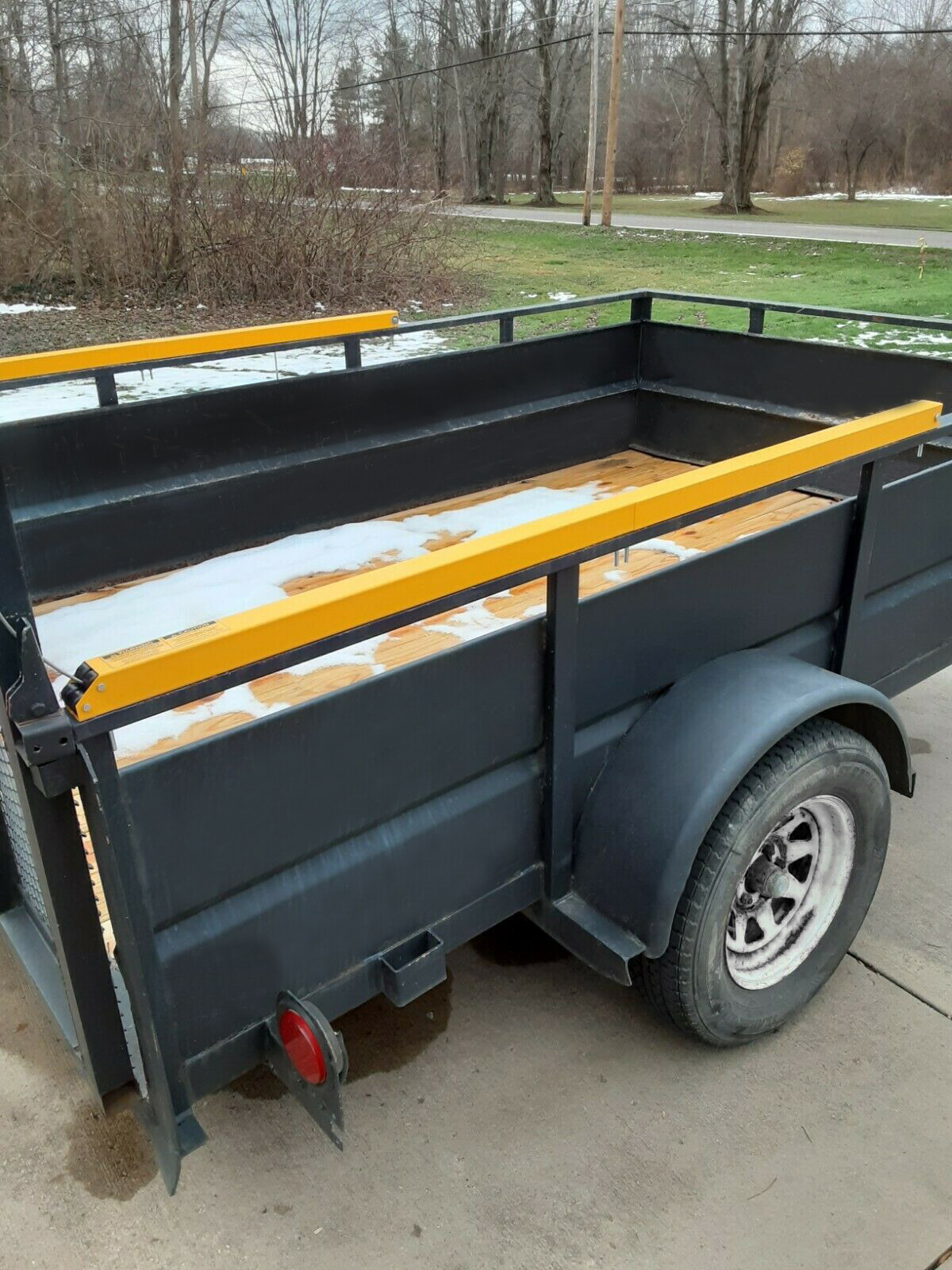 350 Pounds 2 Sided Trailer Tailgate Liftgate Ramp Lift Assist System Yellow
