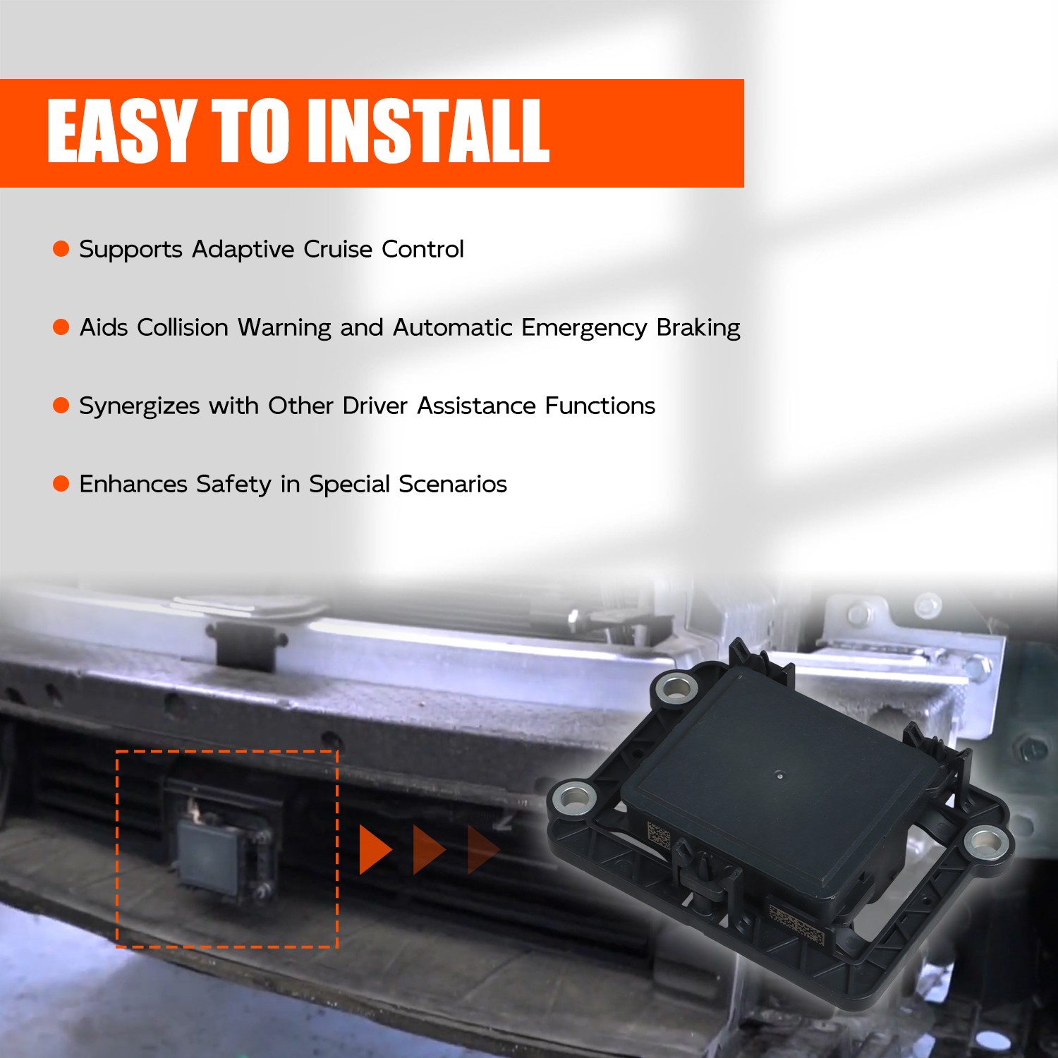 Front Distance Radar Sensor Fits for 21-24 Nissan Rogue 22-24 Nissan Pathfinder