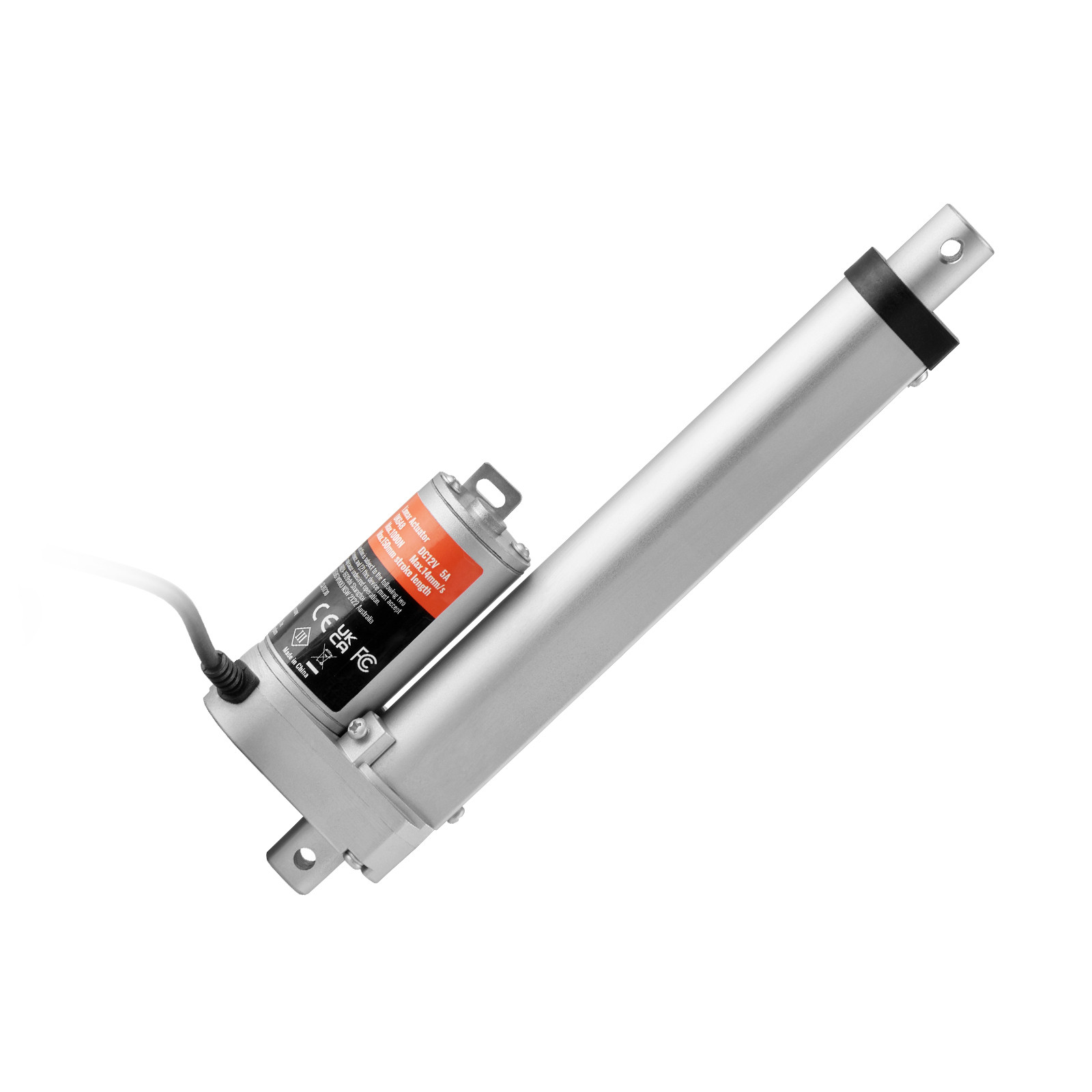 VEVOR Linear Actuator 12V 6Inch 0.55"/s High Speed 220lbs/1000N IP54 Protection