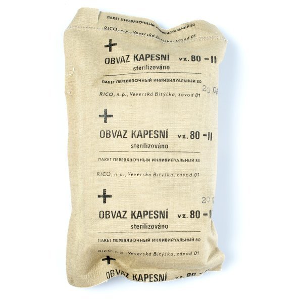 Authentic Sealed in Original Factory Package Czech Army Bandage Set