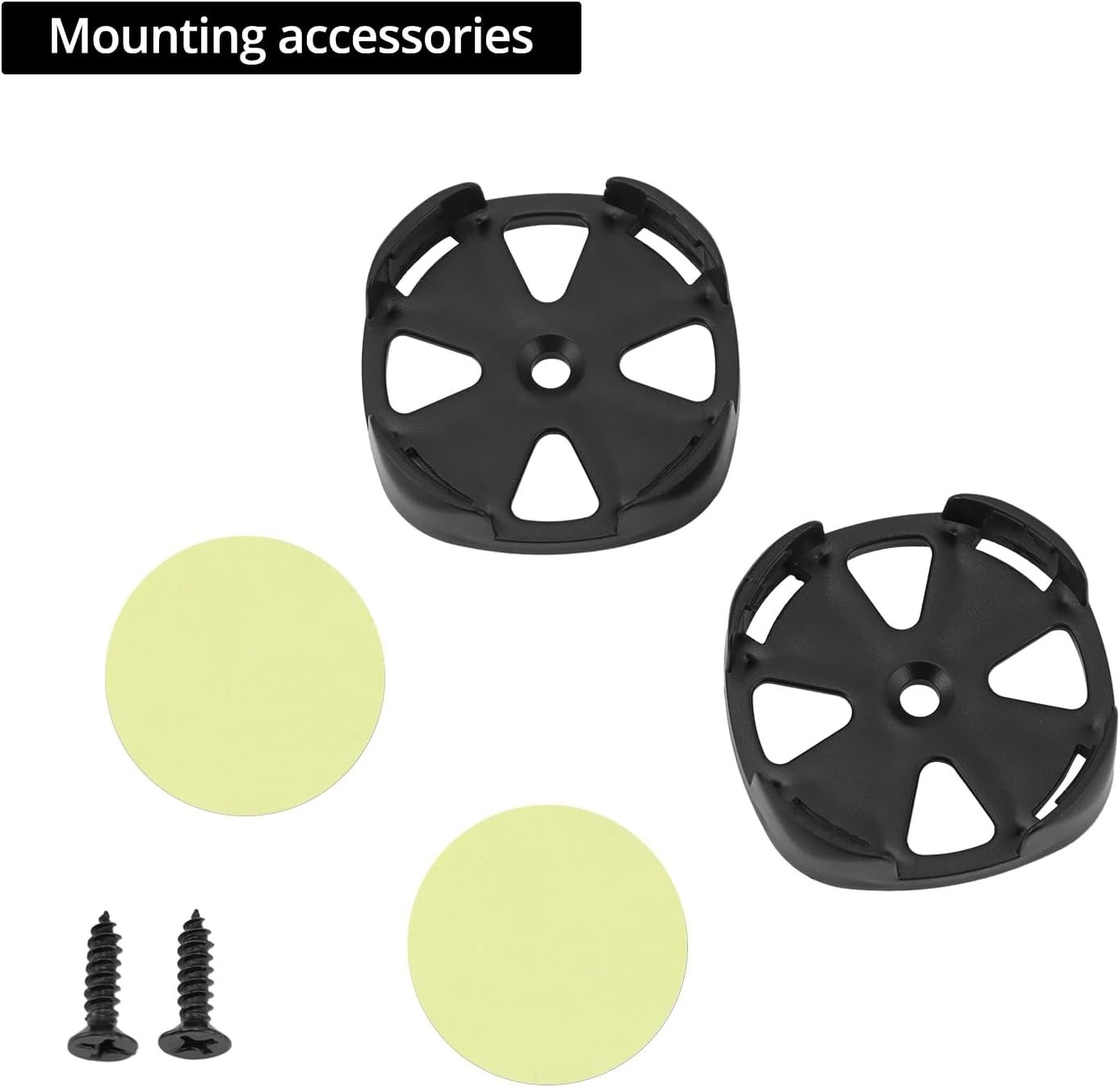 2 Pair 1 inch Car Tweeters 1000W Black Super High Frequency Micro Dome Piezo