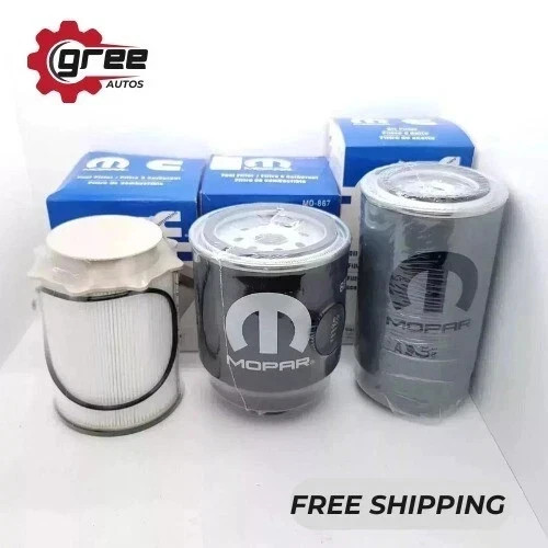 2013-2018 RAM 2500 3500 4500 5500 6.7L DIESEL OIL FUEL FILTER KIT MOPAR GENUINE