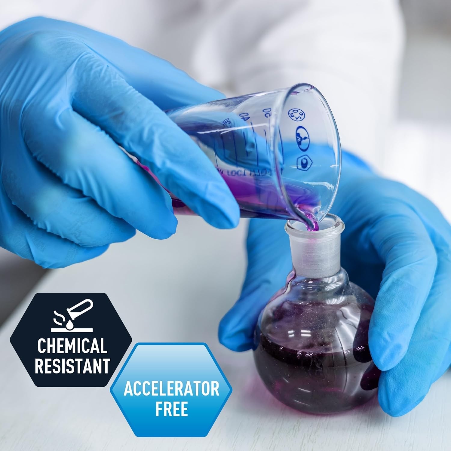 MED PRIDE Nitrile Gloves 5 Mil Chemotherapy Rated – Case of 1000 (10 Boxes)