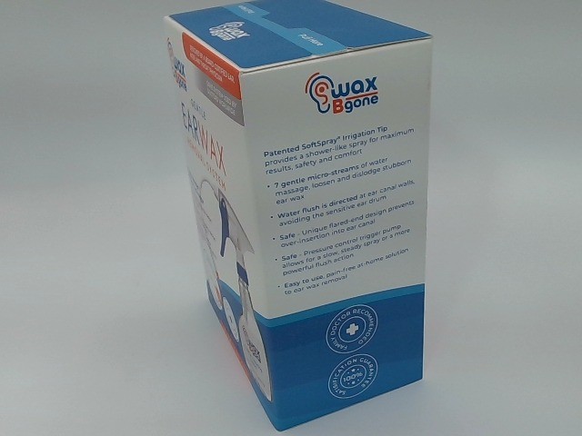 WaxBgone Ear Wax Removal Kit With Gentle SoftSpray Technology