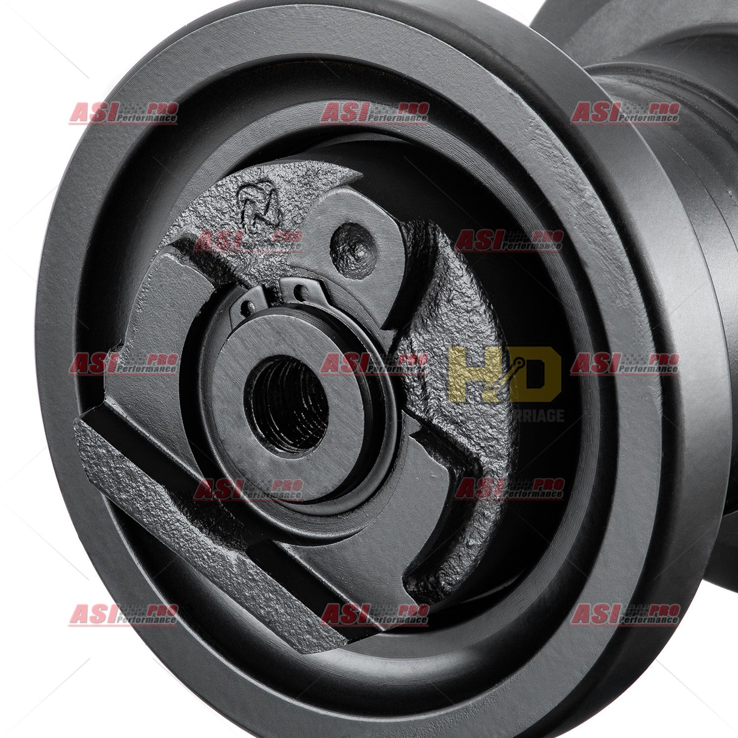 Track Roller Bottom Roller For Kubota KX040-4 Undercarriage Black