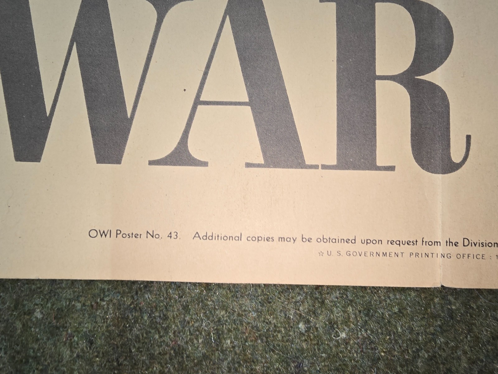 WWII Save Freedom of Worship War Bonds Poster