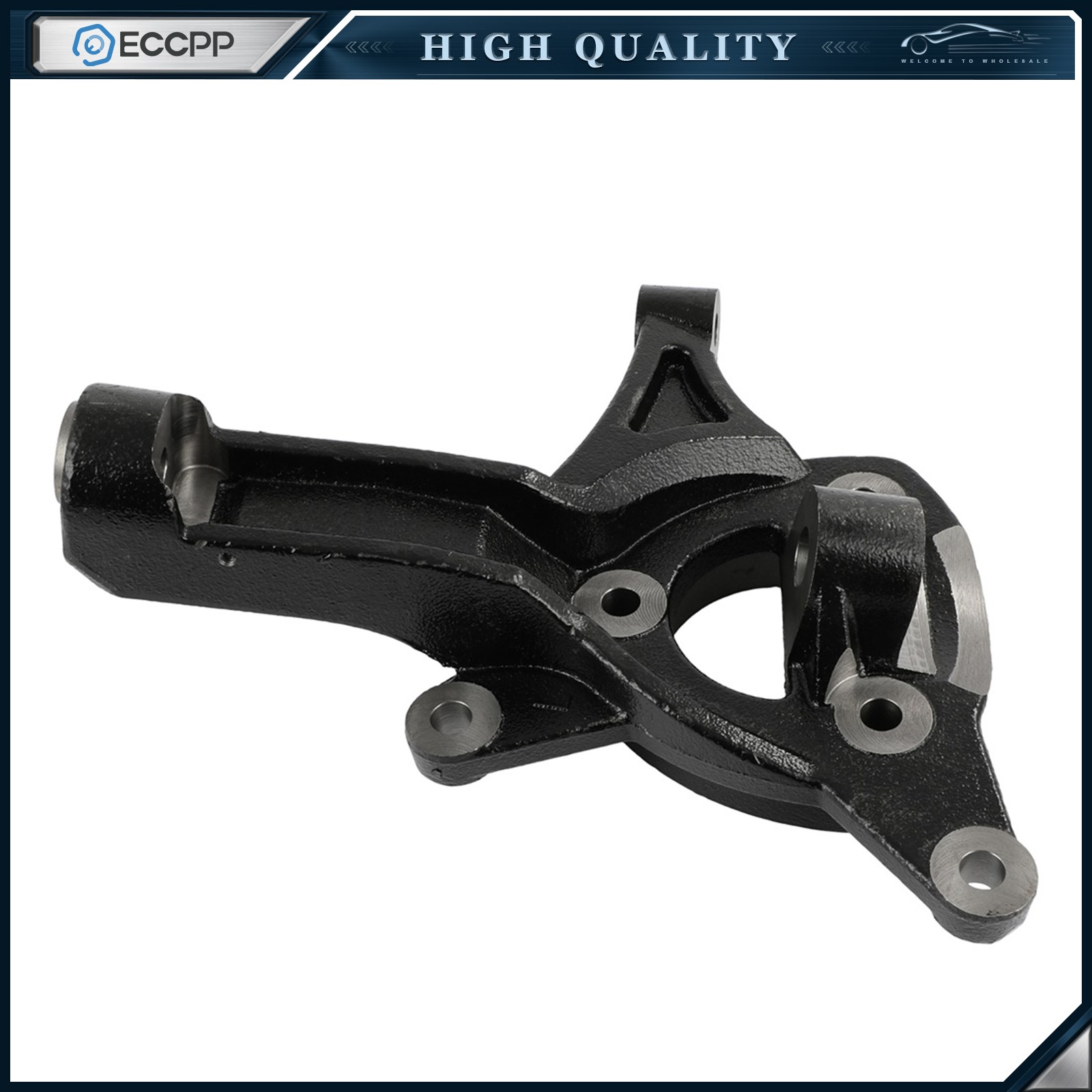 Pair 4.5" Lift Spindles For Chevy Silverado 1500 GMC Sierra 1500 2WD 2007-2017