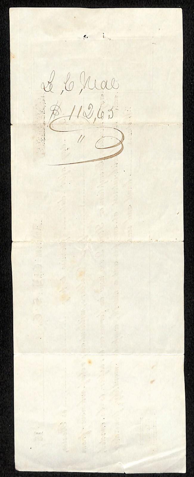 1870 Anderson Court House, South Carolina Promissory Note