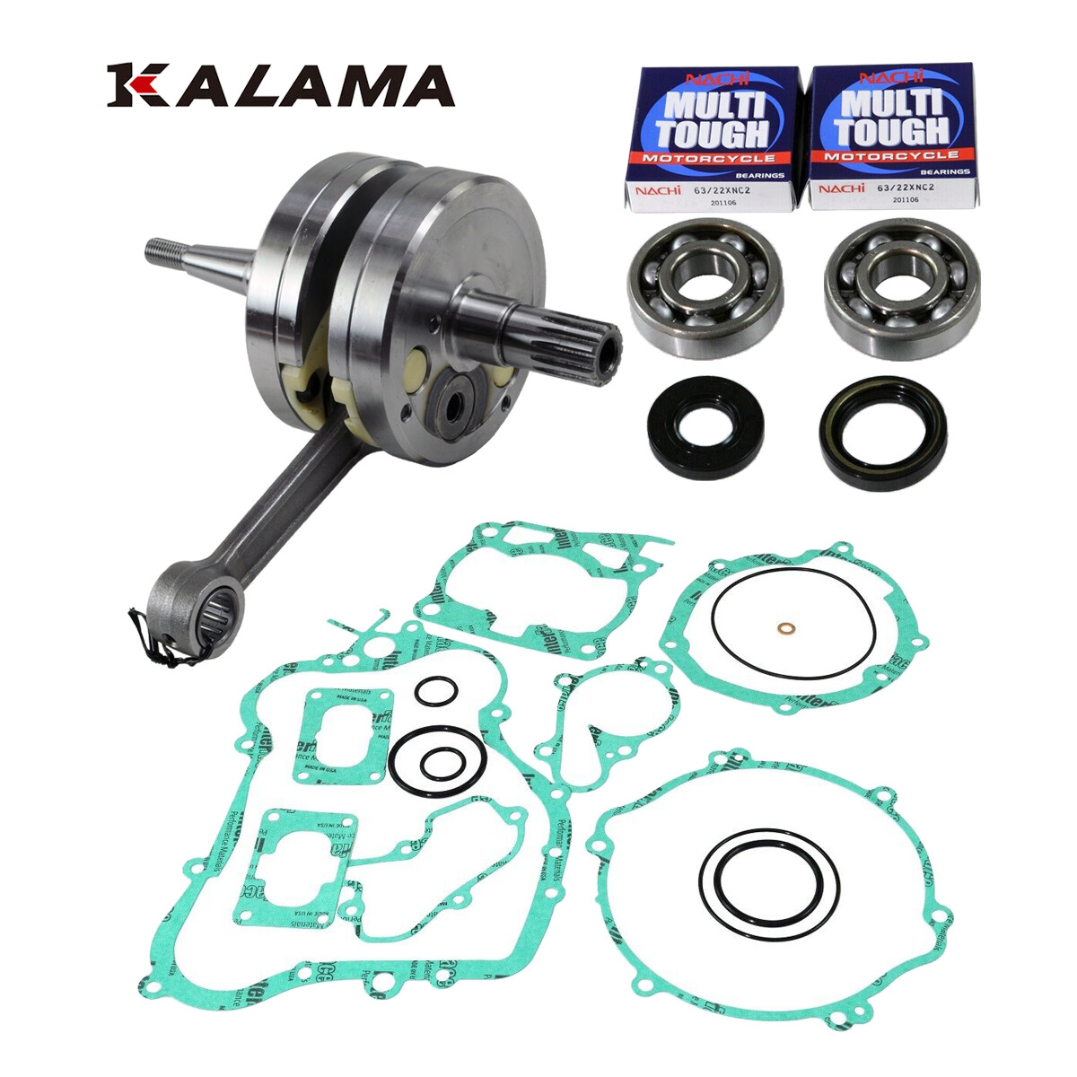 For Yamaha YZ 125 YZ125 Crankshaft Main Bearing Oil Seal Gasket 2001~2004