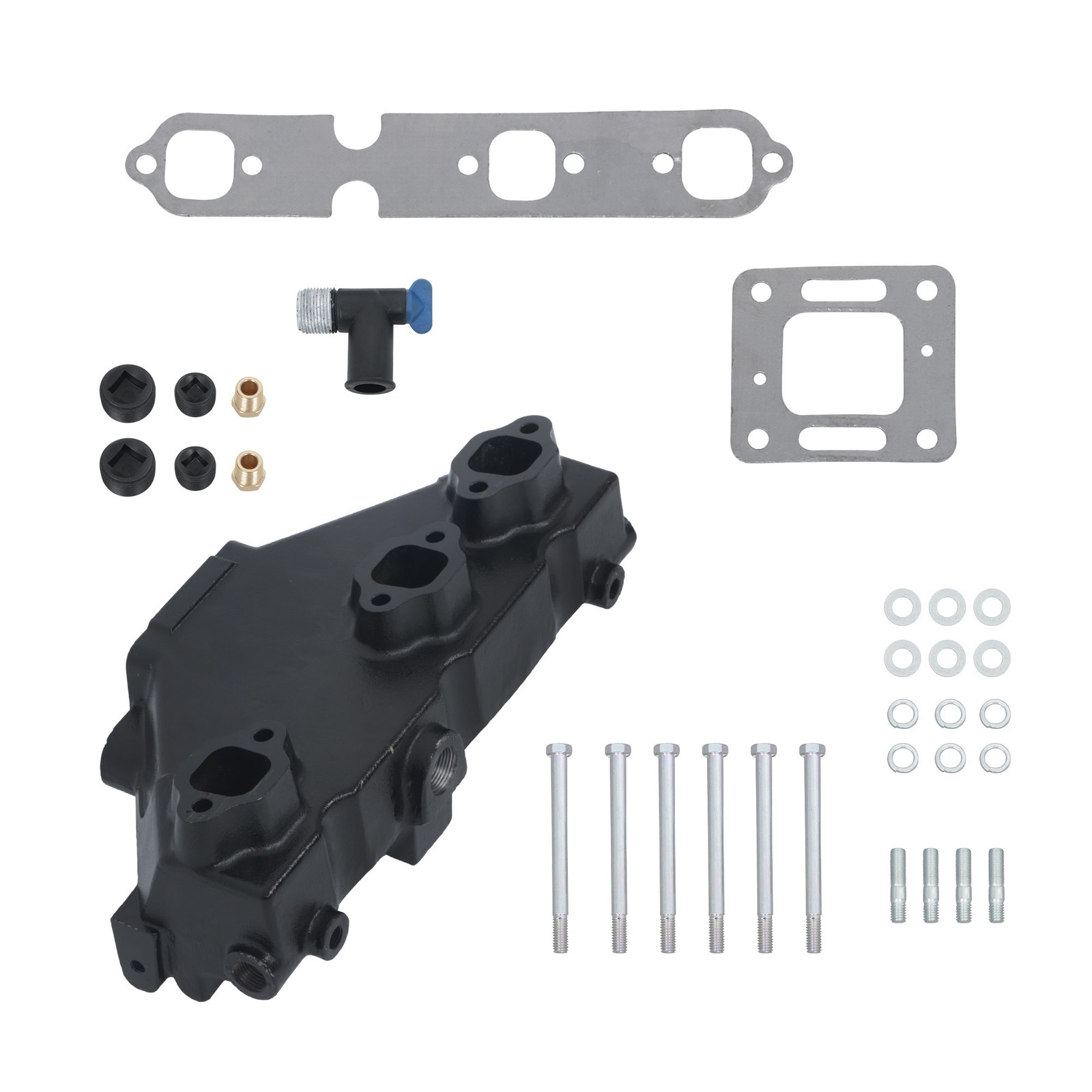 2× For Mercruiser 4.3L V6 1985-2002 Exhaust Manifold Replaces# 99746A17 99746A3