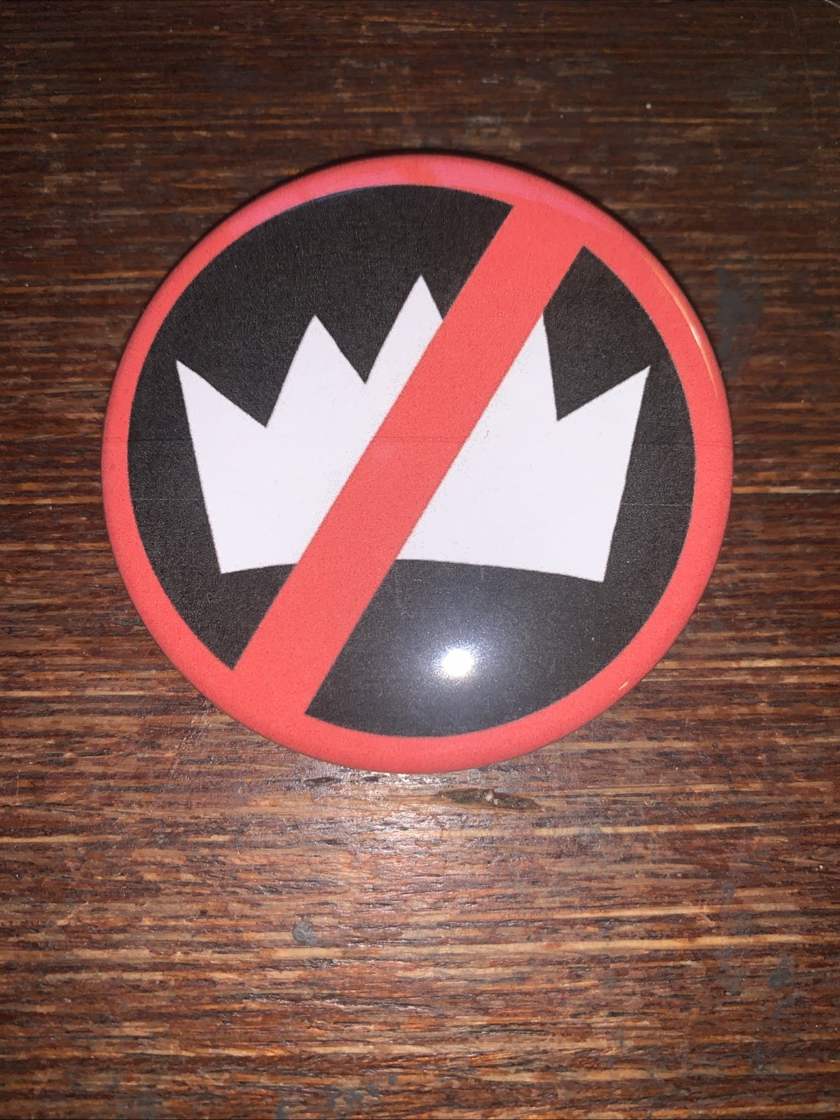 No Kings 2025 Protest Political 2.25 Inch Pinback Button