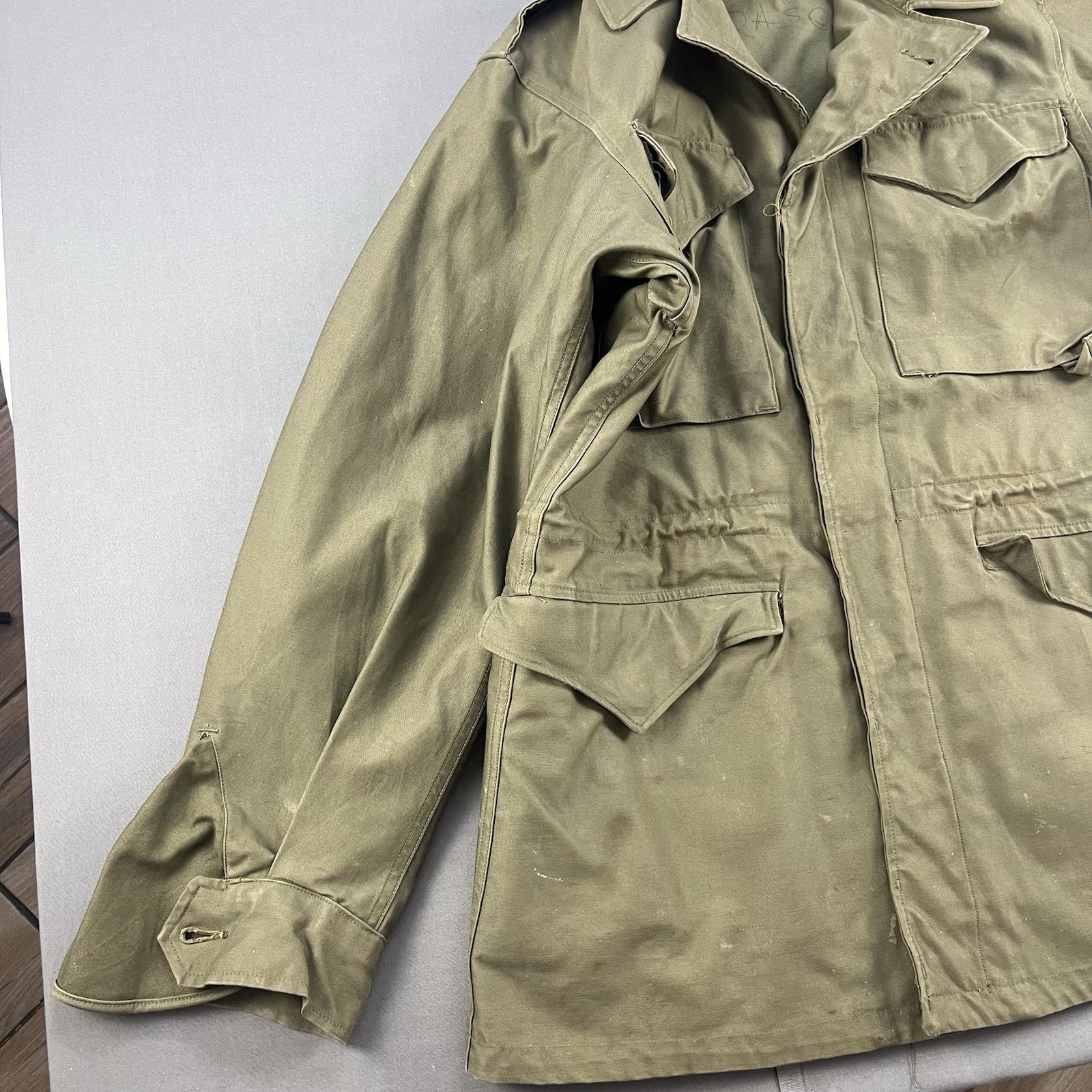 Vintage M43 Military Field Jacket WW2 40s US Army Parka Coat