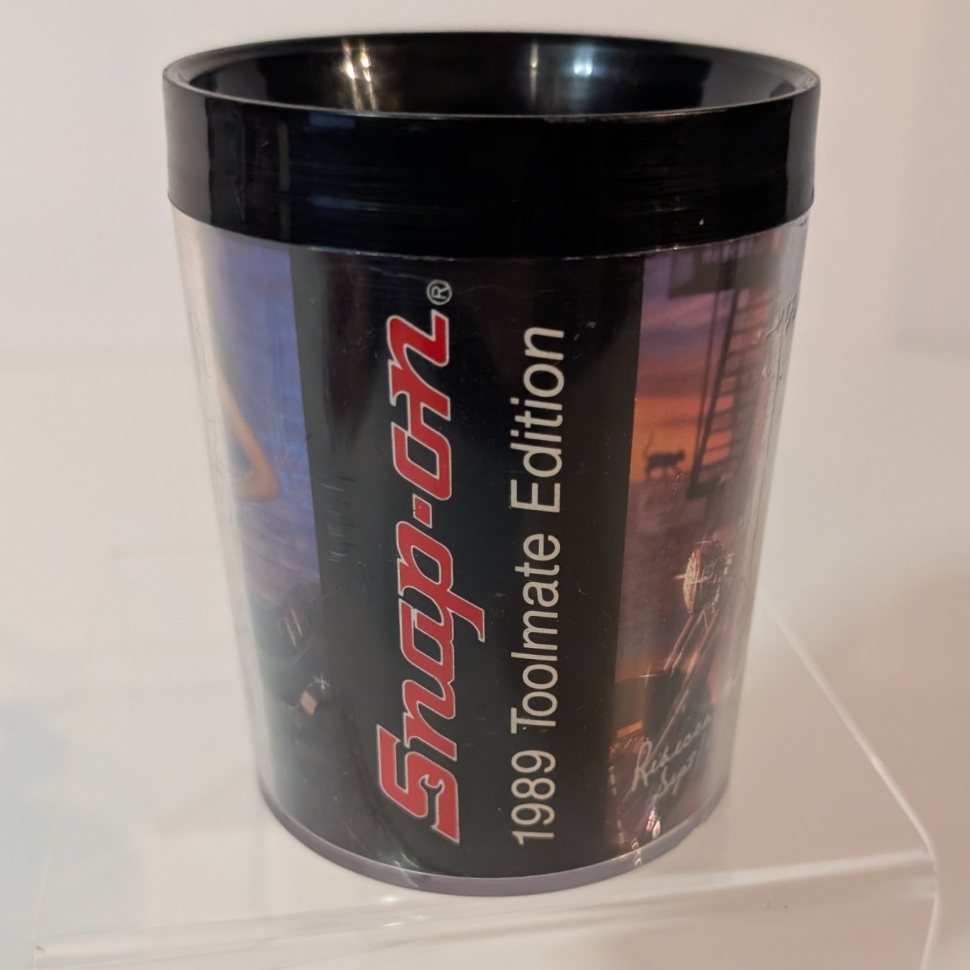 Vintage Snap-On 1989 Toolmate Edition Plastic Coffee Mug, Shop Cup, Rebecca, Oct