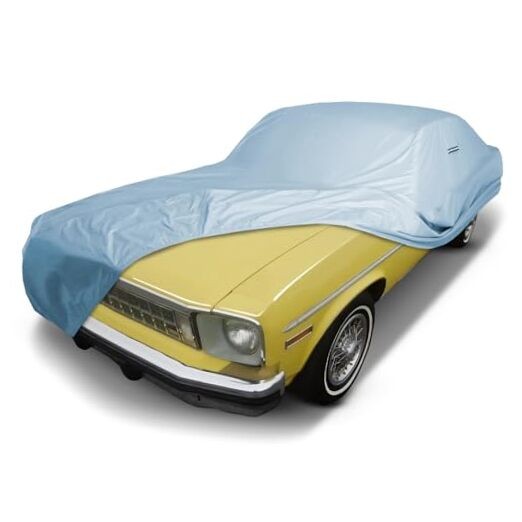 iCarCover Custom Car Cover for 18. Chevy Nova 1968-1979 1-Tone (Solid Gray)