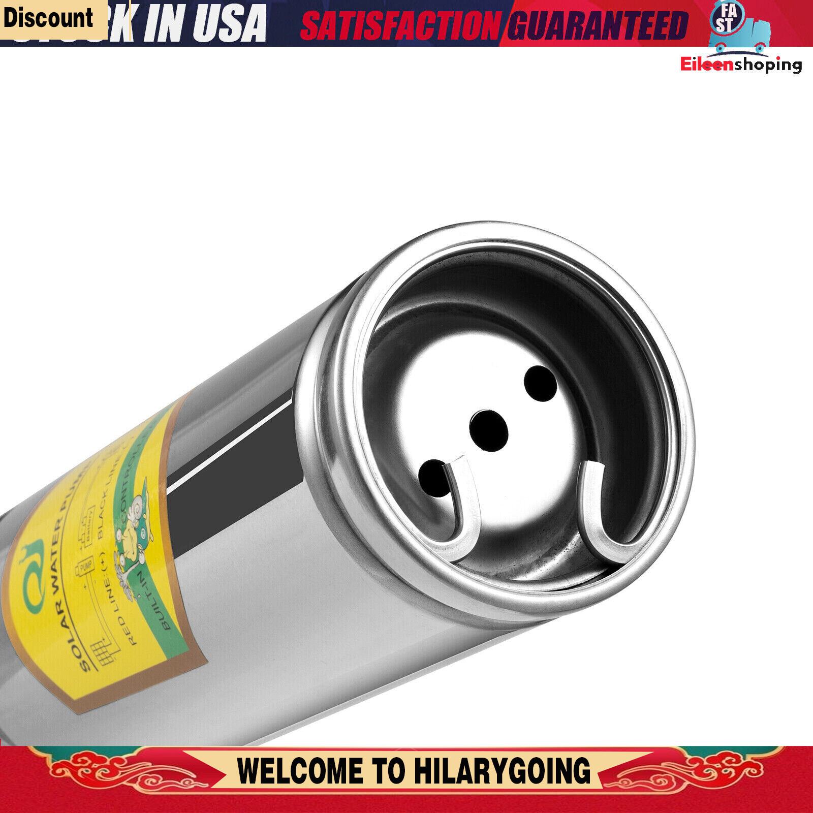 24V 370W Stainless Solar Water Pump Deep Well Solar Submersible Pump Durable New