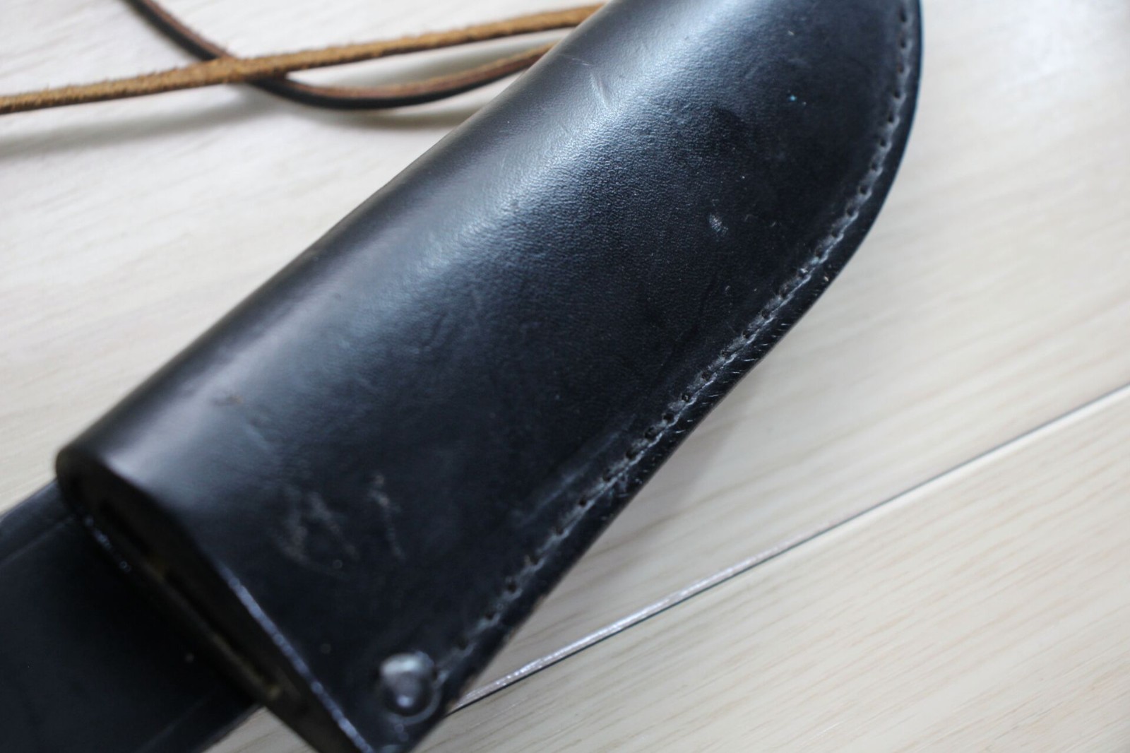 Vintage Hattori 1700A Hunter Knife Northman KT-117 Seki Japan 6” w/Sheath I95