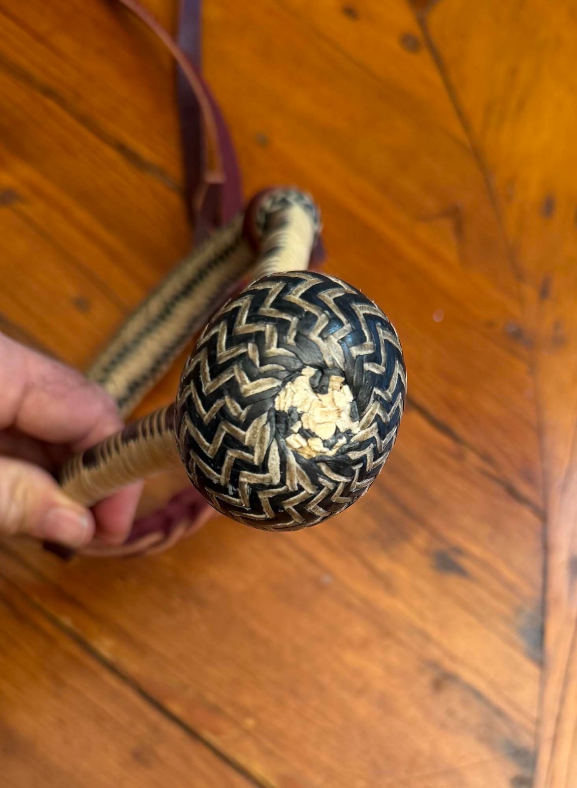 NICE NEW GUITRON Cowboy Vaquero Handmade 24 Plait 5/8" RAWHIDE BOSAL & Hanger