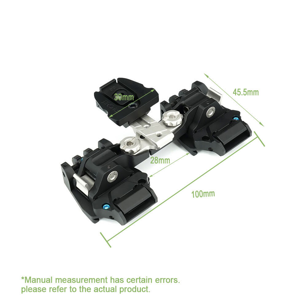 RQE KVC Universal Dual Bridges NVG Mount W/NVG Mount OSS OBVERSE SHOE SET PVS-14