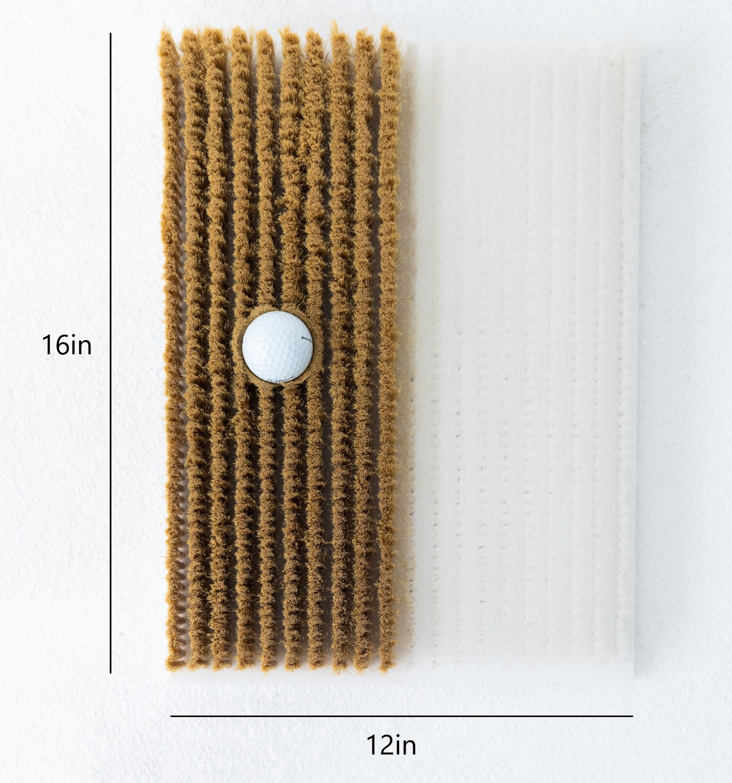 Up and Down Sand Mat - Simulated Sand Chipping Mat for Golf Simulator or Bunker