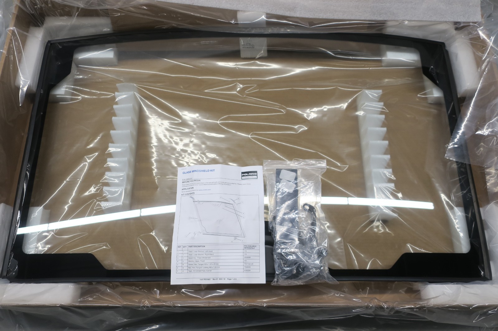 POLARIS OEM Full Front Windshield, Glass, RANGER SP 570