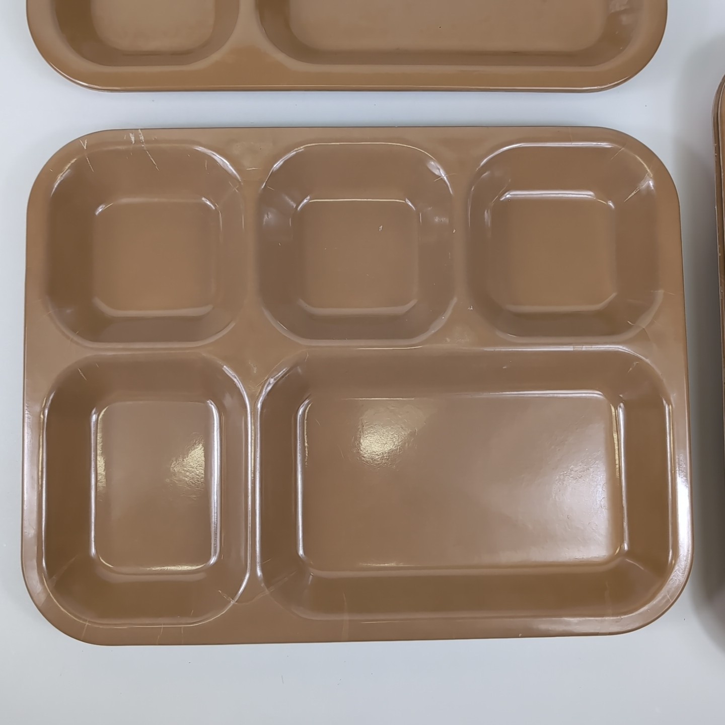 VTG Lot 4 KENRO Melamine Military Army Cafeteria Mess Hall Chow Camp Trays USA
