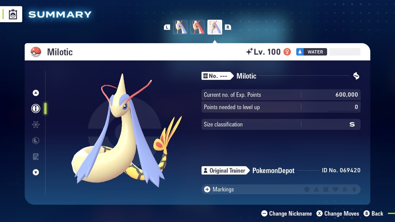 6IV Shiny Milotic Pokemon Legends ZA *SAME DAY*