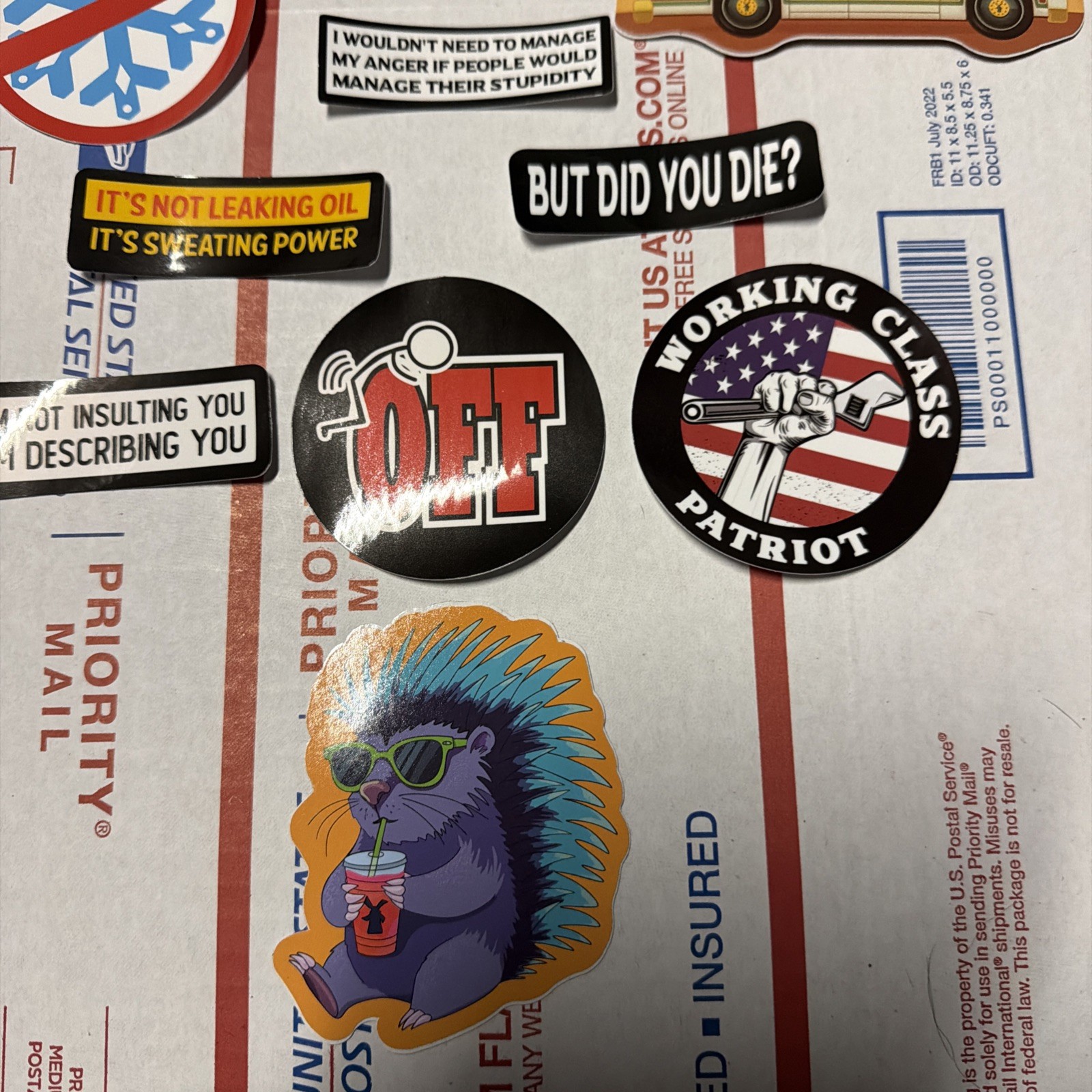 Dutch Bros Sticker Plus Other Sticker Lot 🔥 Funny Happens! Look A Good One!