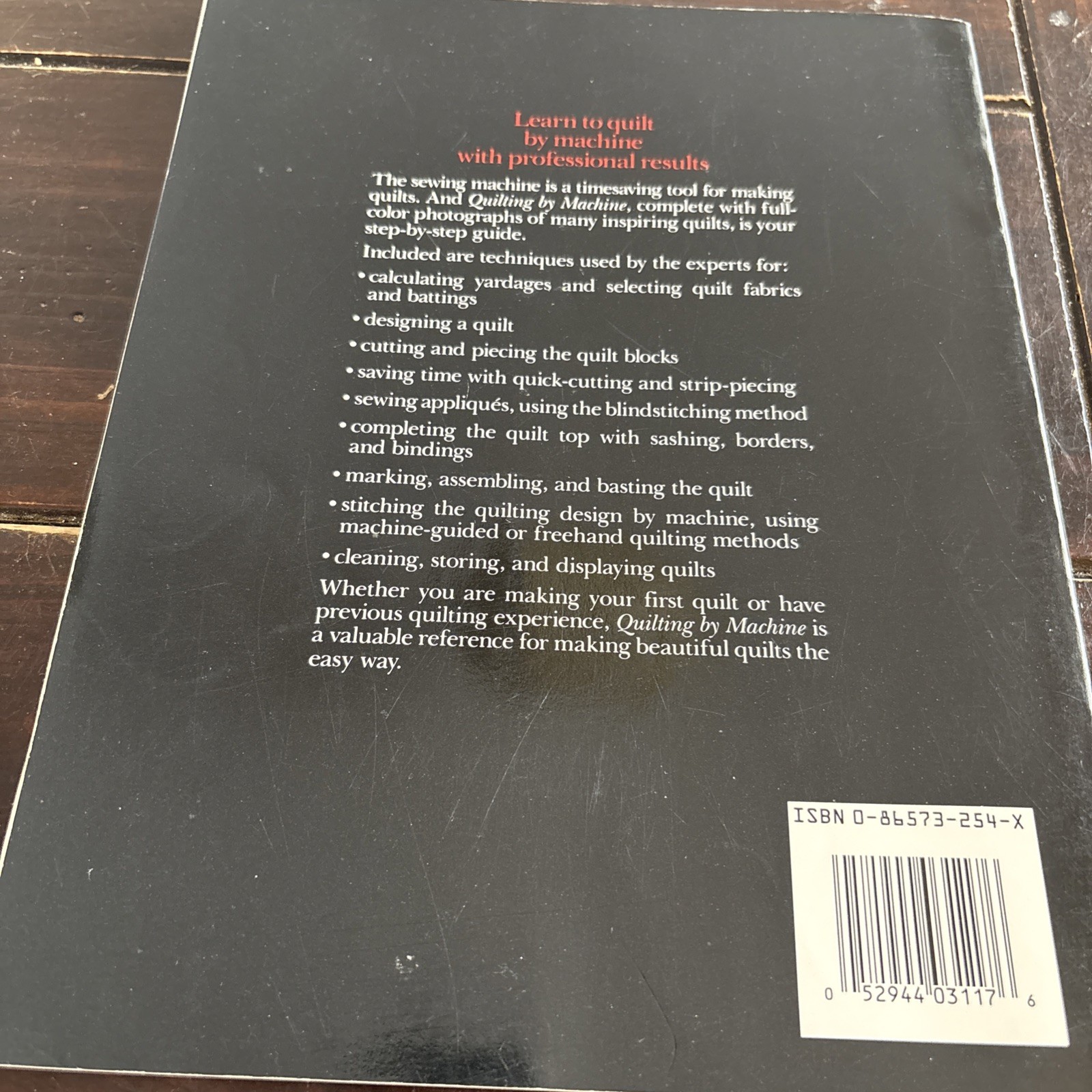 Singer Quilting By Machine Softcover