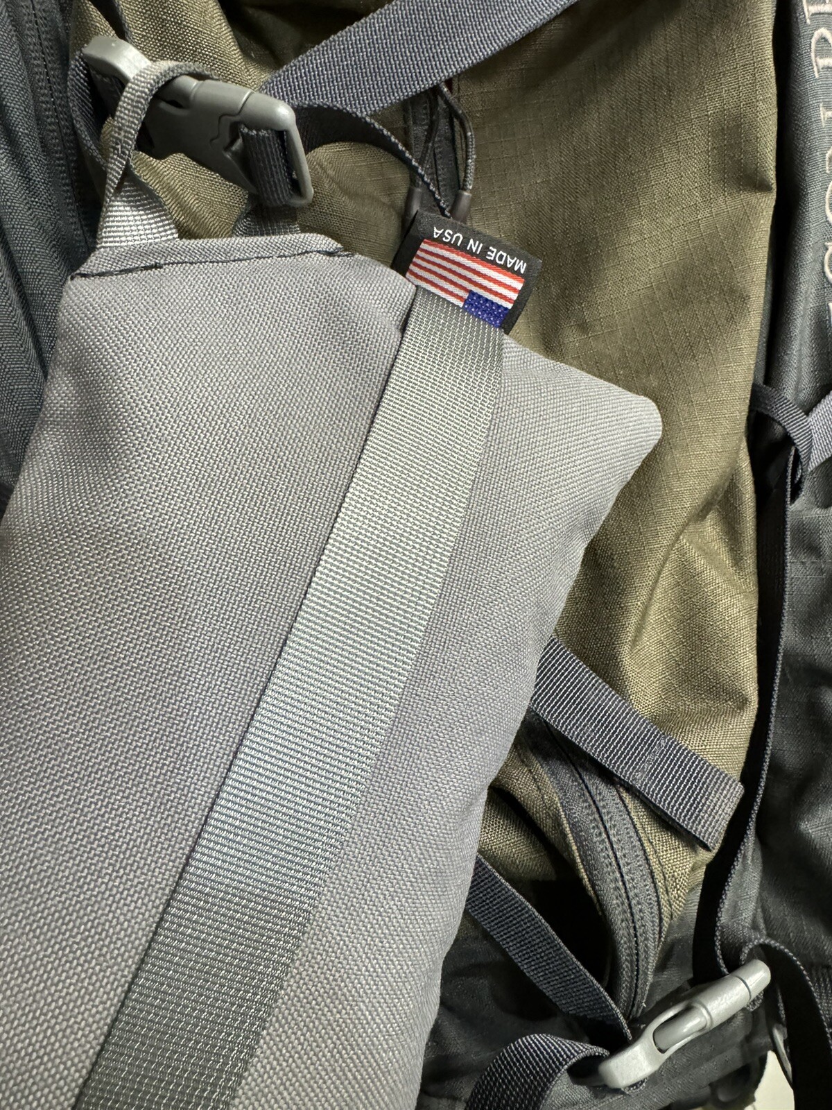 Ultra Light rear shooting squeeze bag Wolf Gray Camo