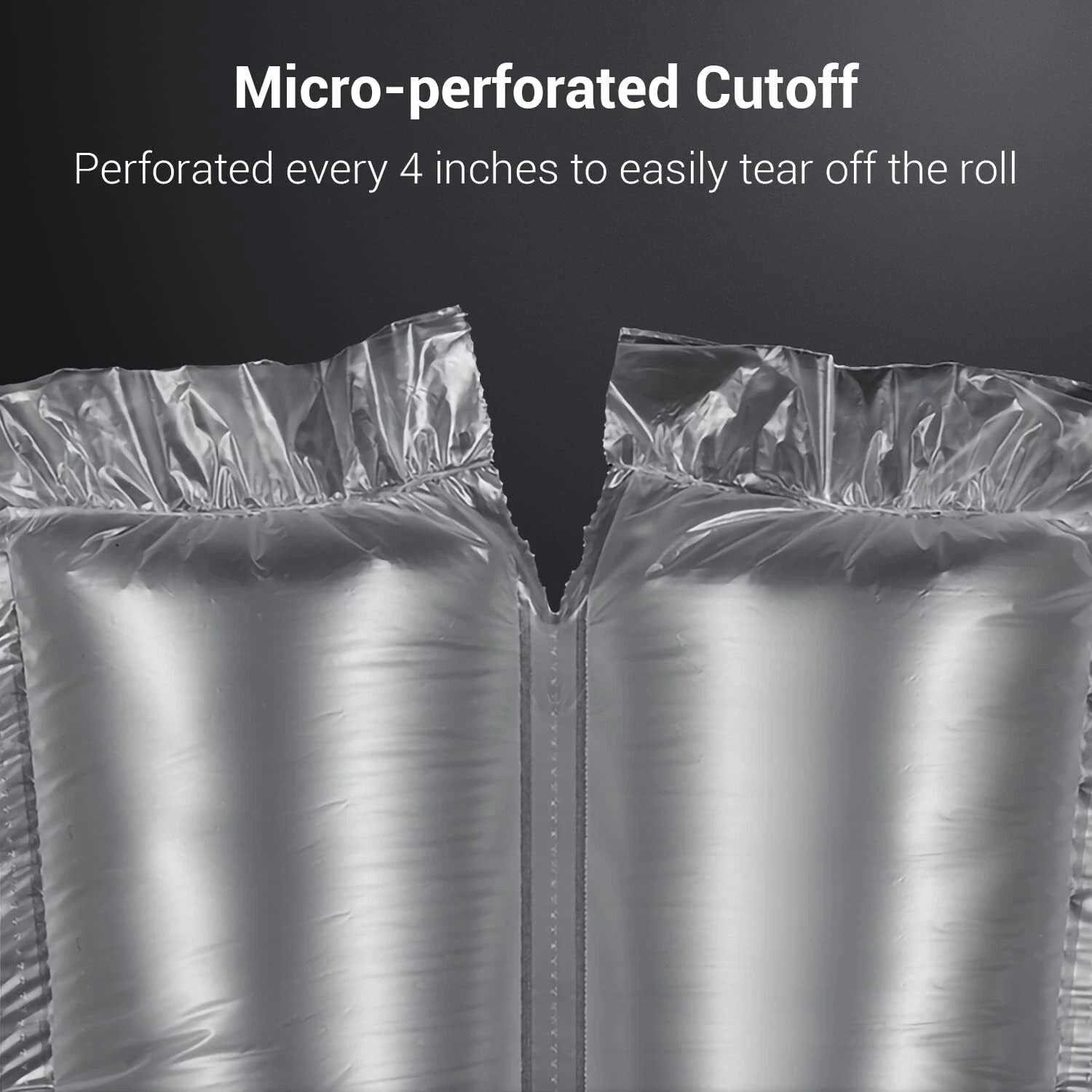 1640ft x 4" x 8" Air Cushion Machine Film Bubble Pillow Packaging Filling Bags