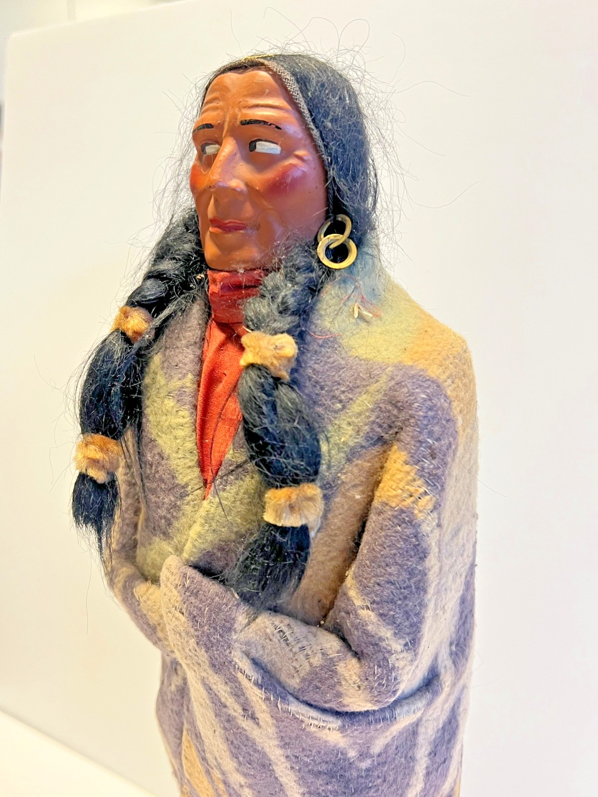 Antique Original Native American Skookum Doll ("Bully Good" Doll) Early 1900's