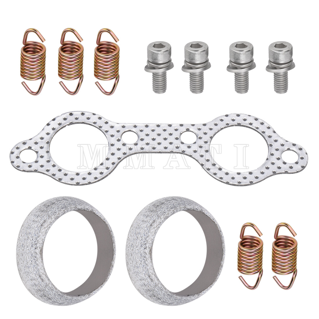 Exhaust Manifold Gasket Spring Rebuild for Polaris Sportsman 600 2003 2004 2005