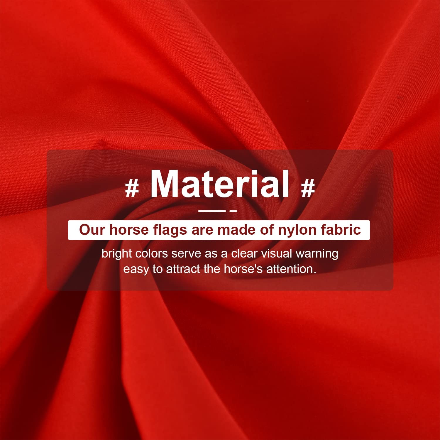 Horse Training Flag Equipment 5 Pcs with 1Pcs Telescopic Flag Pole Lunge Whip