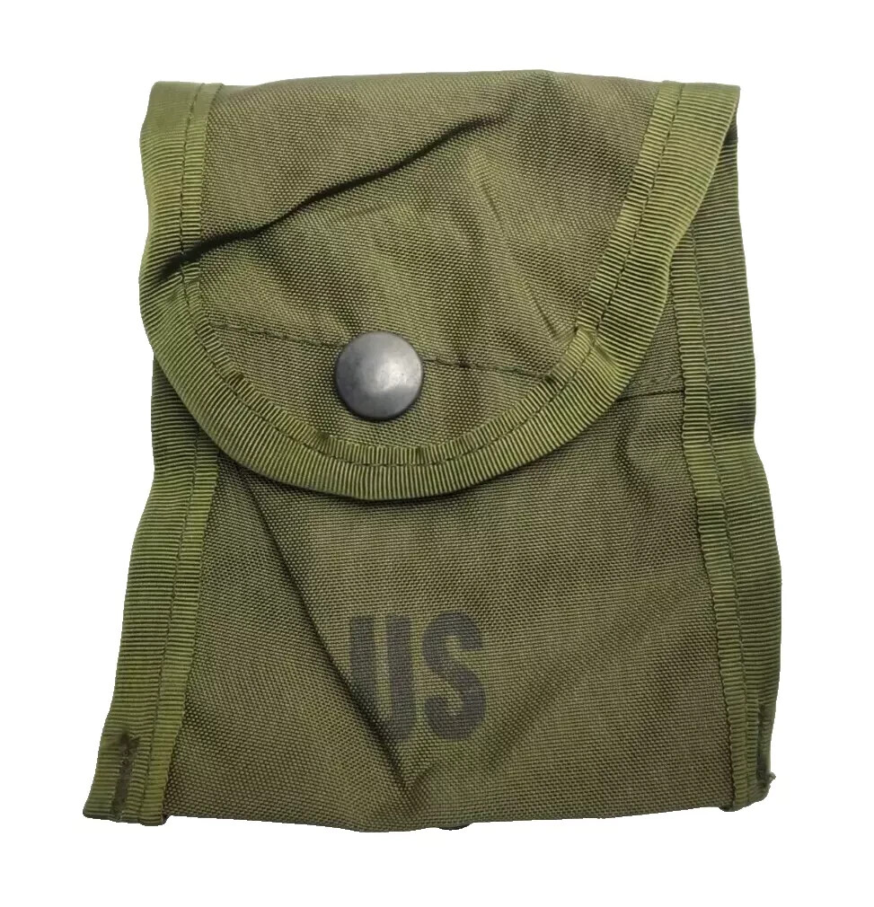 US ARMY ALICE GEAR OLIVE DRAB CASE FIRST AID COMPASS POUCH LC-1 8465-00-935-6814