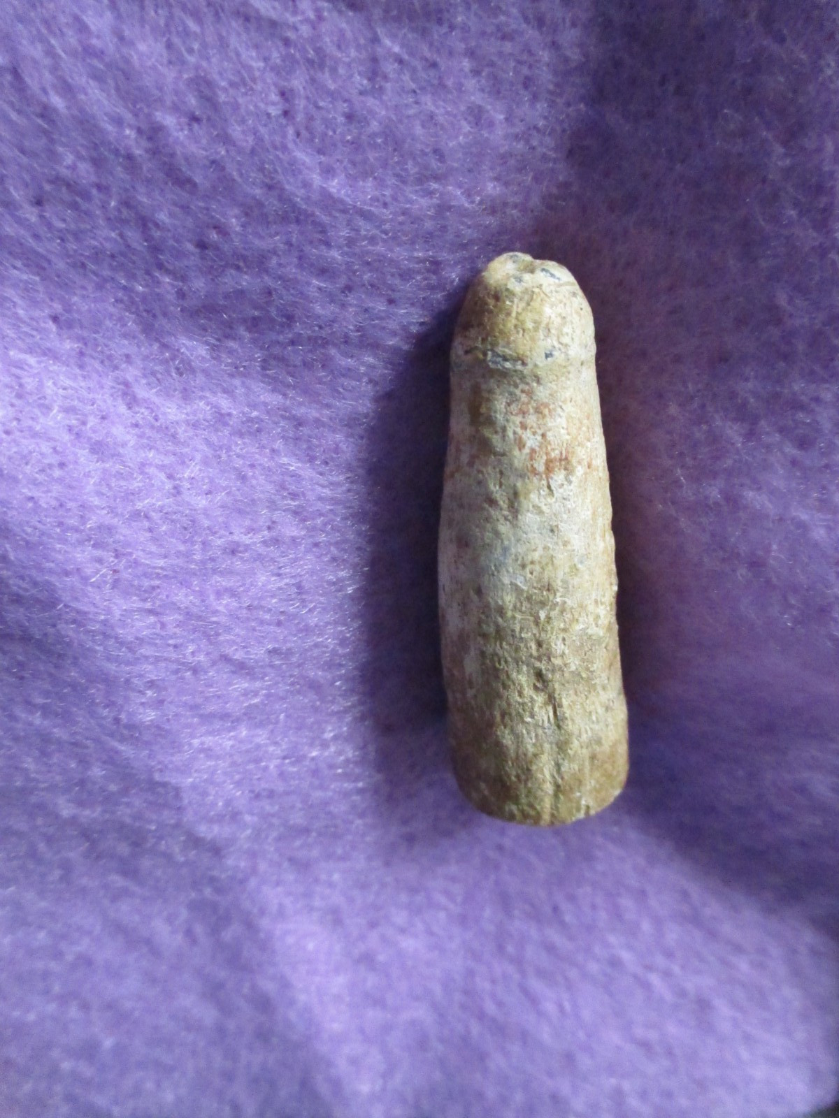 Civil War Bullet Dug Soldier Carved Phallic Phallus schlong relic -Savannah, Ga