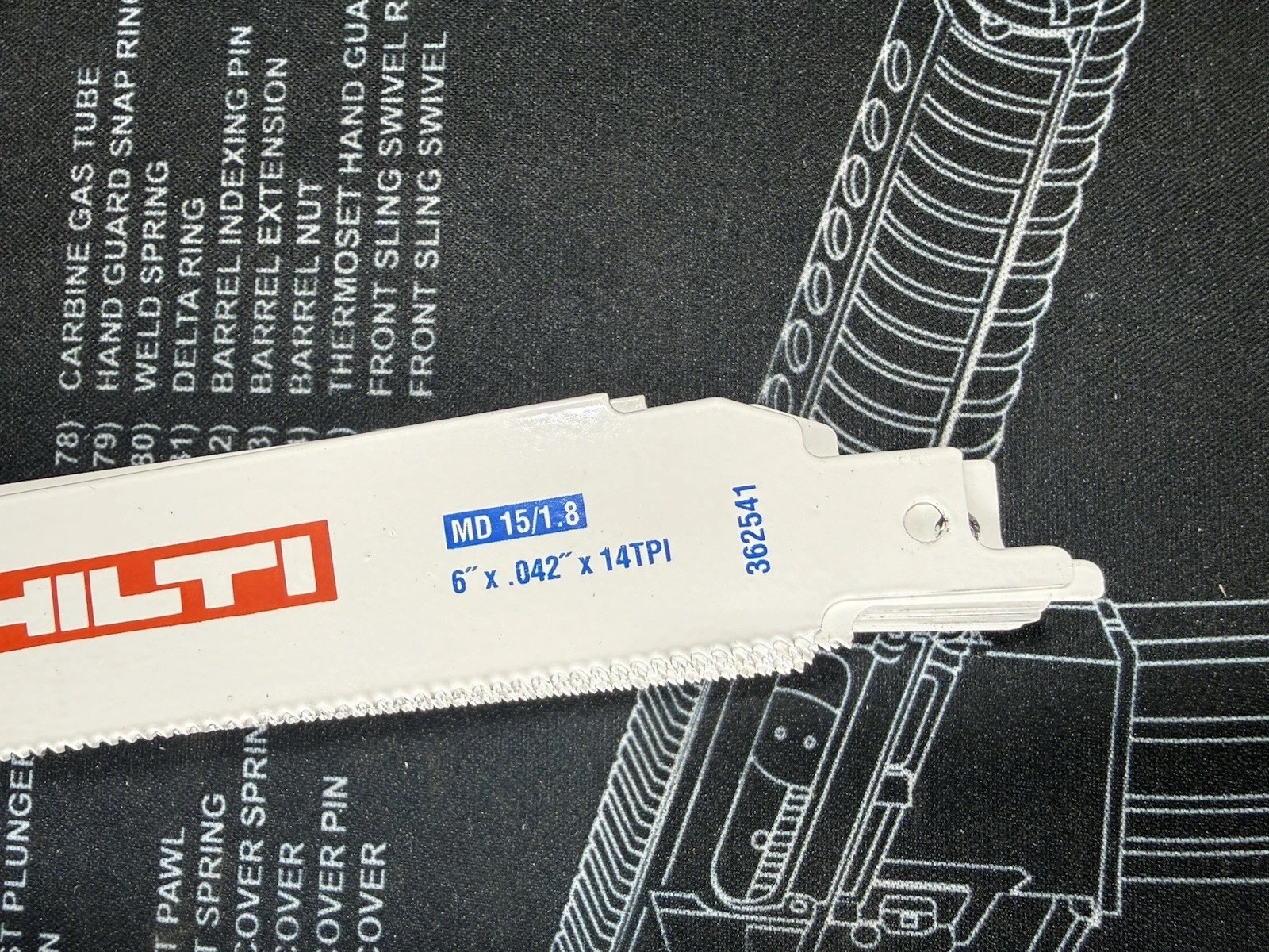 Mikwaukee 12” 5789 9” 5788 6” 5784 9” 5202 And HILTI 362541 Sawzall Blades New