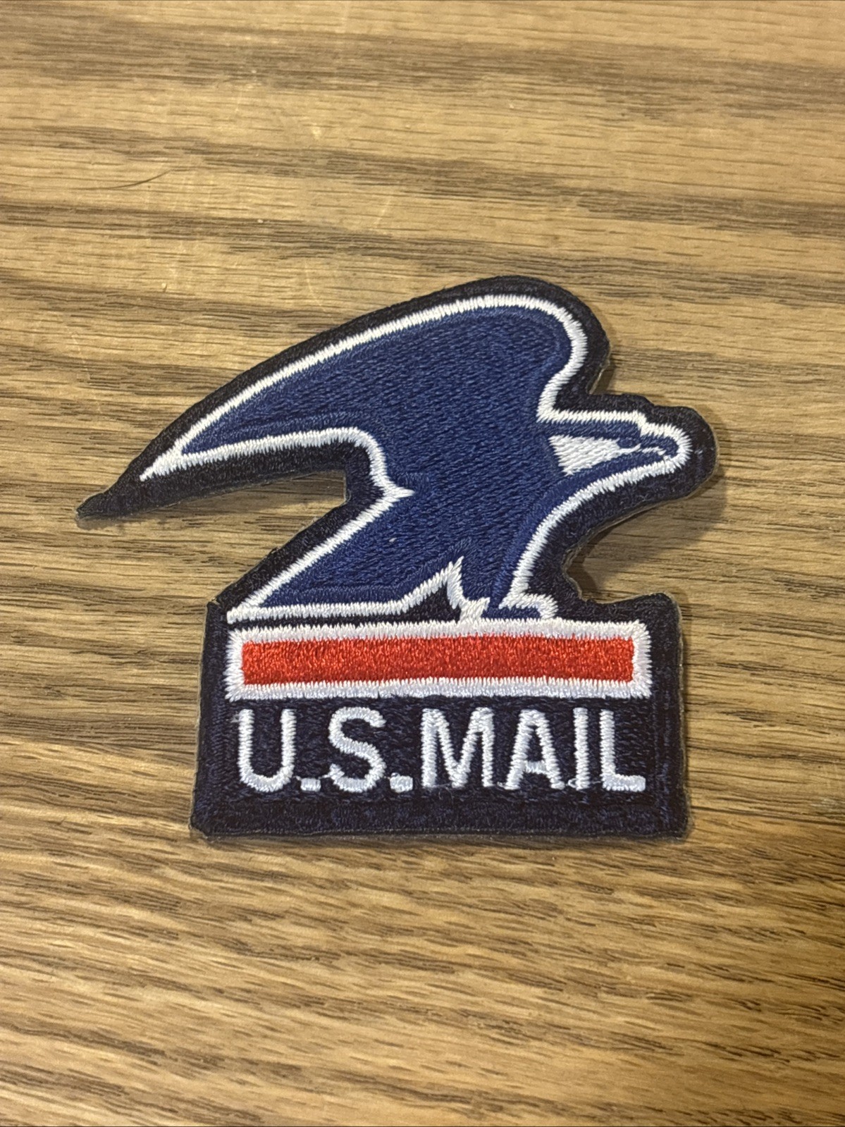 Vtg U.S. MAIL Post Office Eagle Patch Red White Blue USPS 80s 90s USPS Rare 2.5”