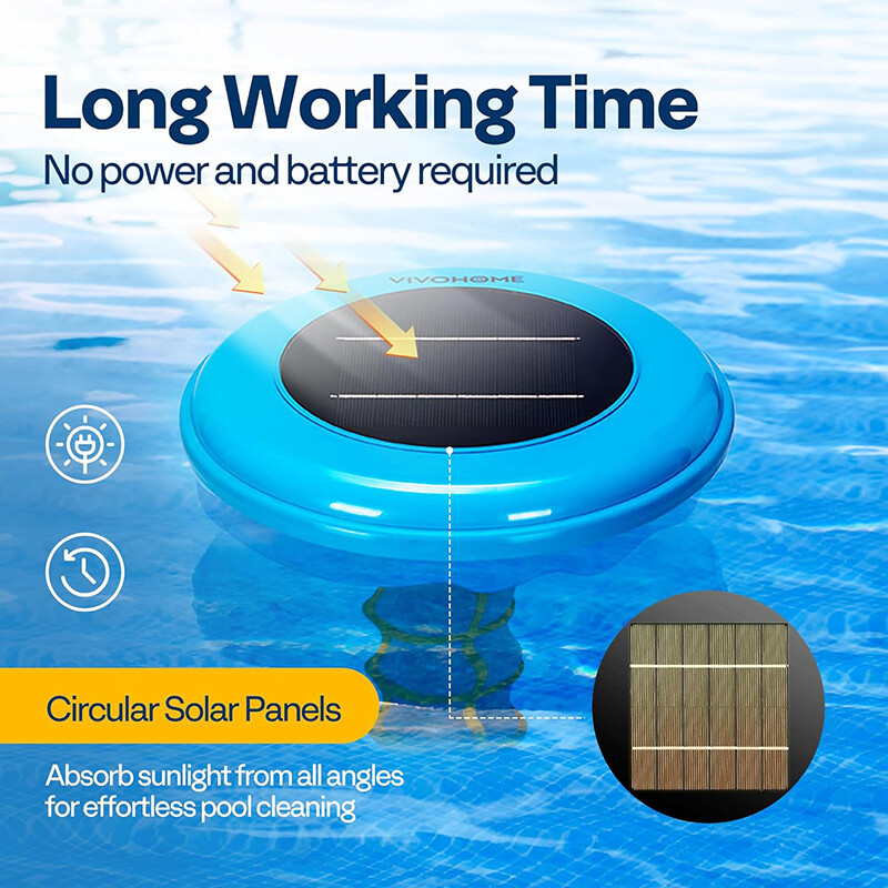 Solar Pool Ionizer Chlorine-Free Sun Shock & Water Purifier Up to 35,000 Gal