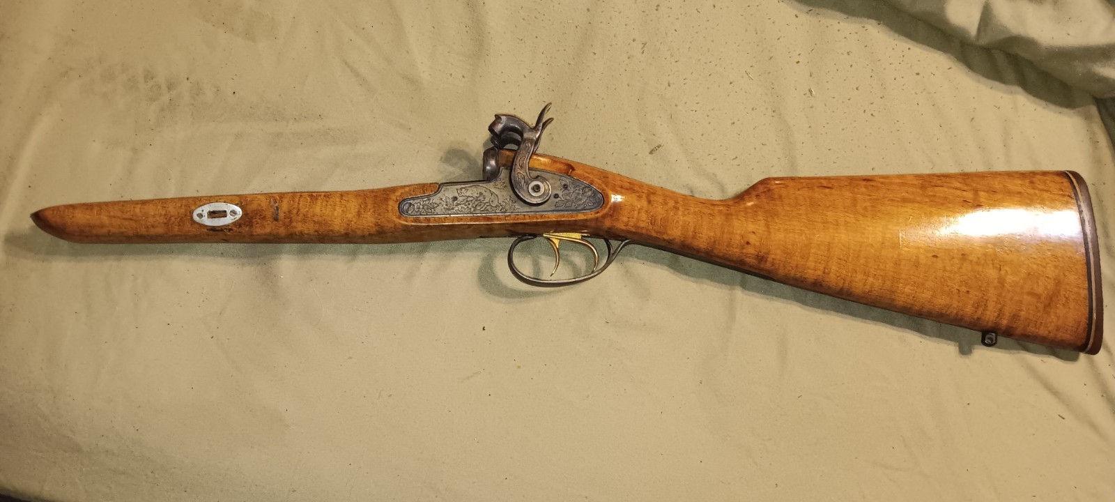 VINTAGE CVA DOUBLE BARREL EXPRESS RIFLE / DOUBLE BARREL SHOTGUN STOCK ASSEMBLY