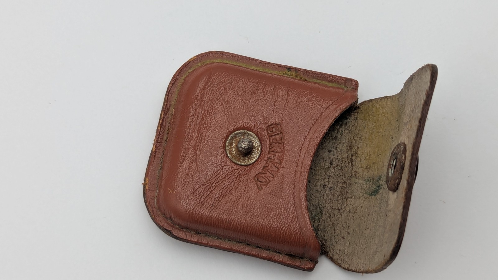 VINTAGE Germany Sinclair & Valentine Co Brass Folding Magnifying Glass Loupe