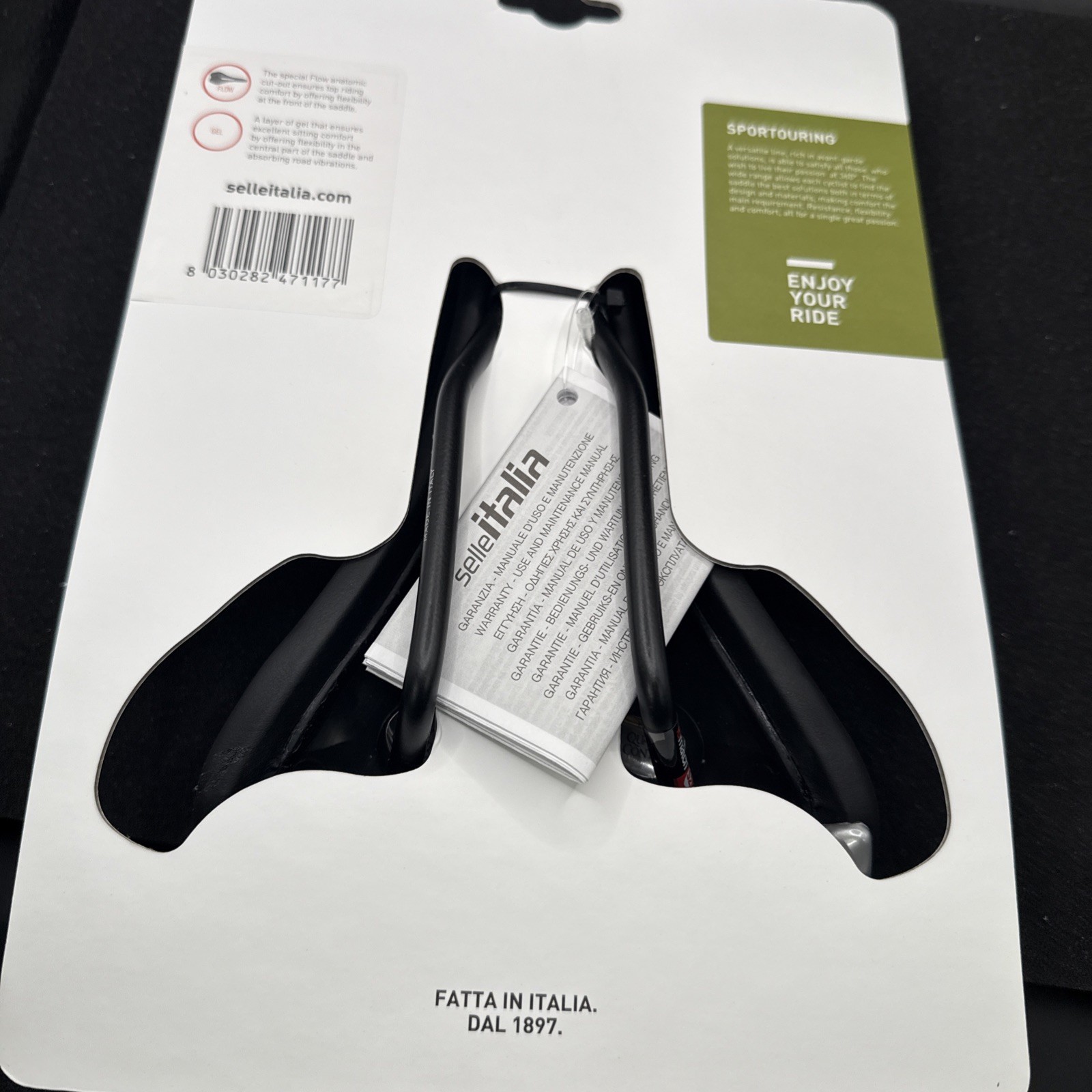 Selle Italia Sport Gel Flow Cycling Saddle Seat S2 140mm (9419-40)