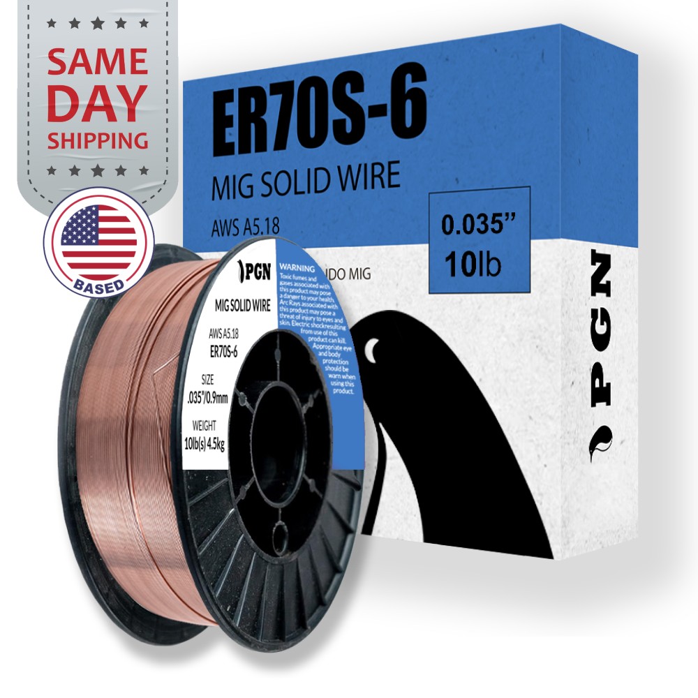 ER70S-6 .035" (0.9 mm) - 10-Lb - Mild Steel MIG Welding Wire