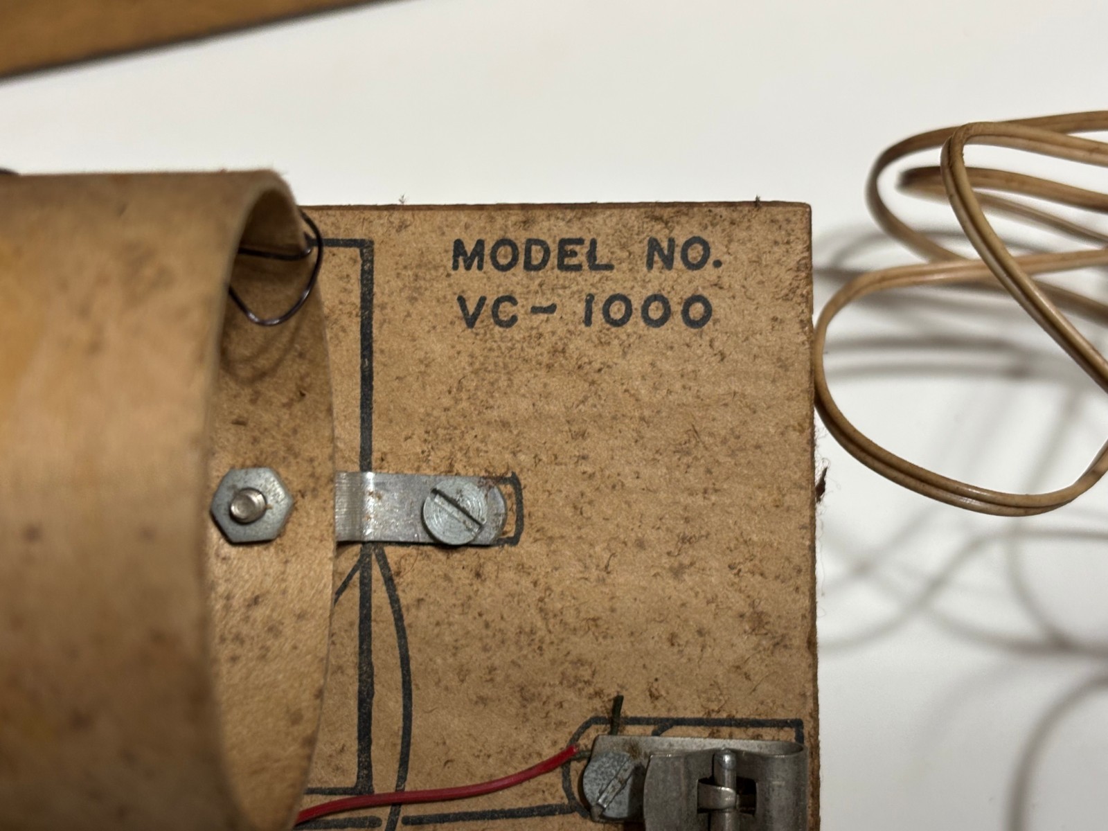 Vtg U.S. COMMAND Space Satellite MOON RADIO box only + PHILMORE VC-1000 SATO Ear