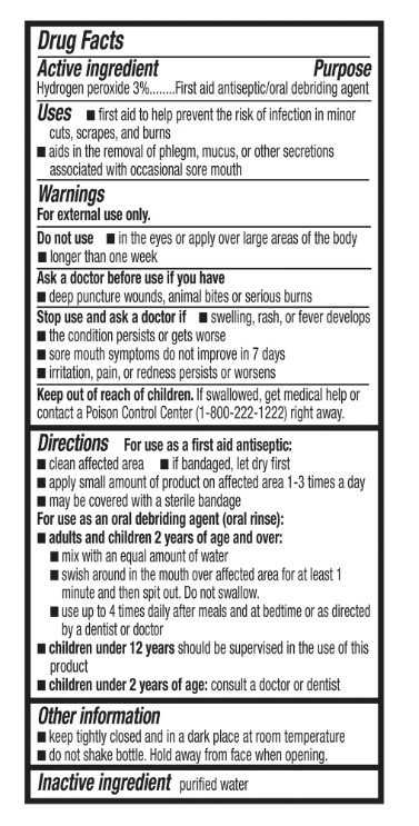 Equate 3% Hydrogen Peroxide Liquid Antiseptic, 6 Pack, (6 x 32 fl oz)