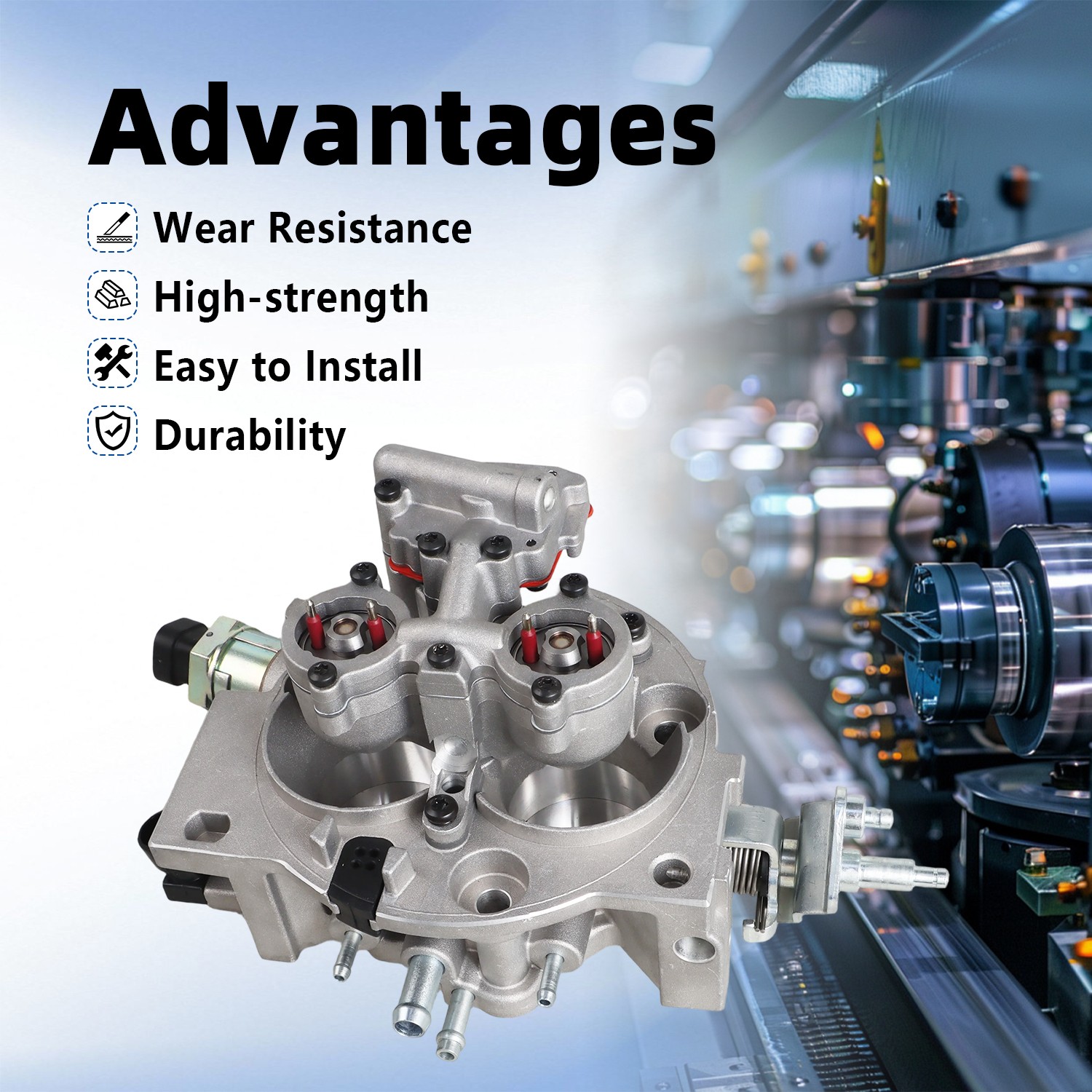 Throttle Body for 1987-1995 GMC Chevrolet 5.7L V8 17093030 5235206