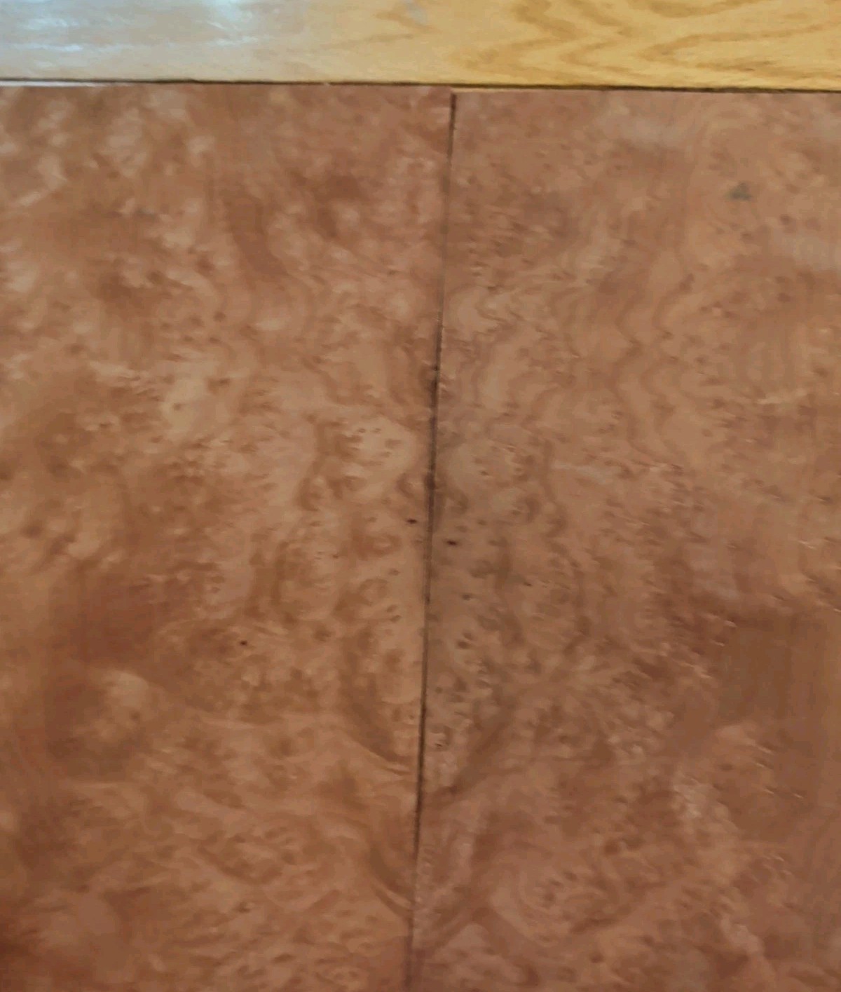 Madrone burl veneer 10 1/2" x 19 1/4" each, 2 pieces wood 1/42" raw